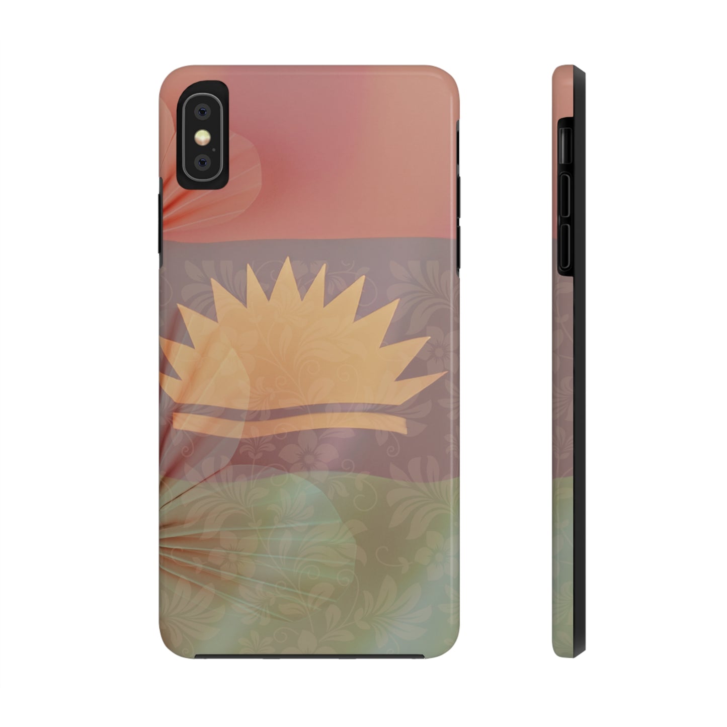 United States of Biafra Flag Flower Blend 5 - Tough iPhone Cases (iPhone 7, 8, X, 11, 12, 13, 14, 15)