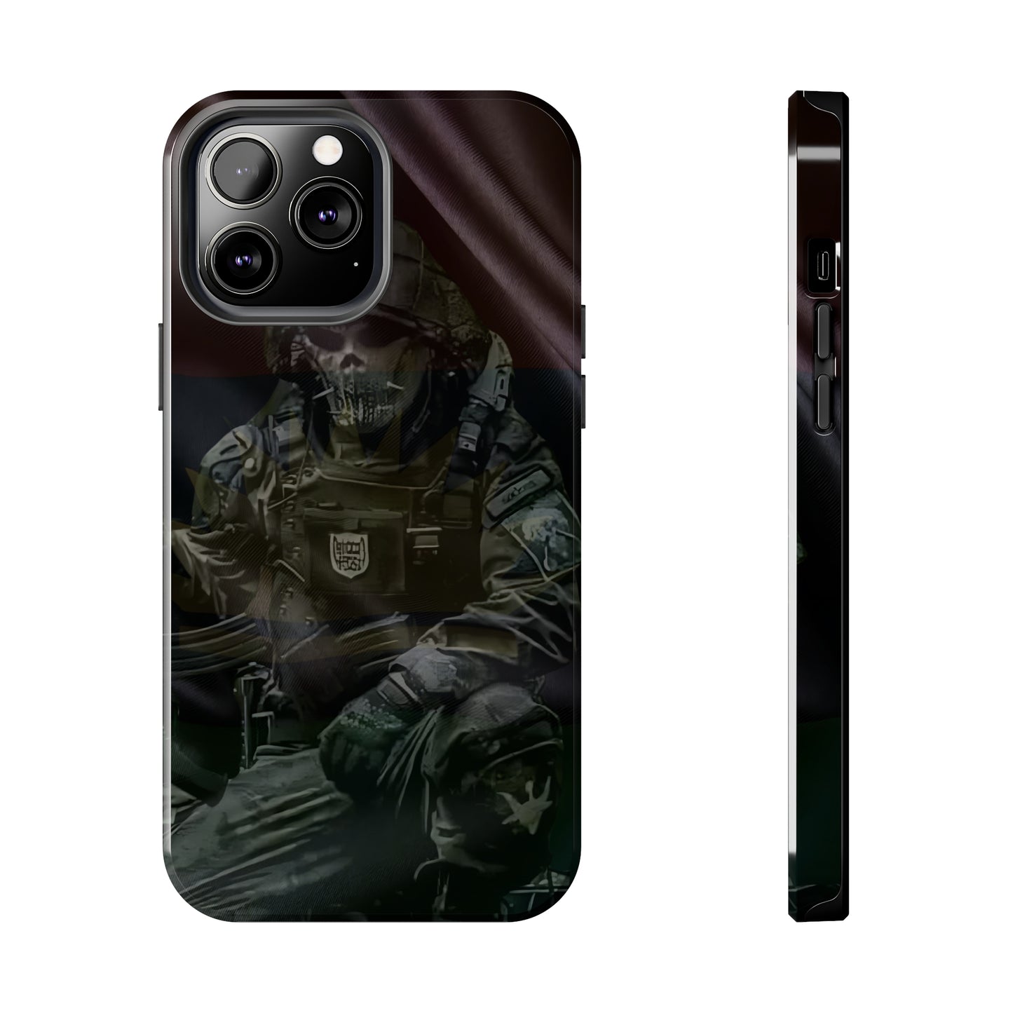 Biafra Soldier II - Tough iPhone Cases (iPhone 7, 8, X, 11, 12, 13, 14, 15)