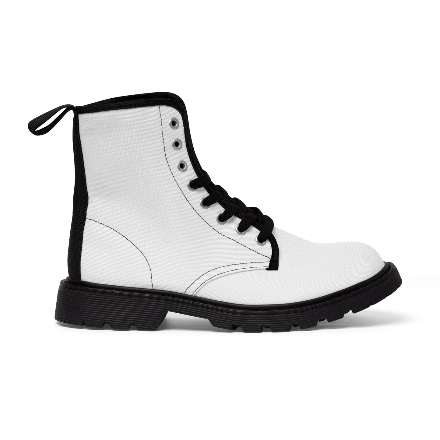 White Men's Canvas Boots