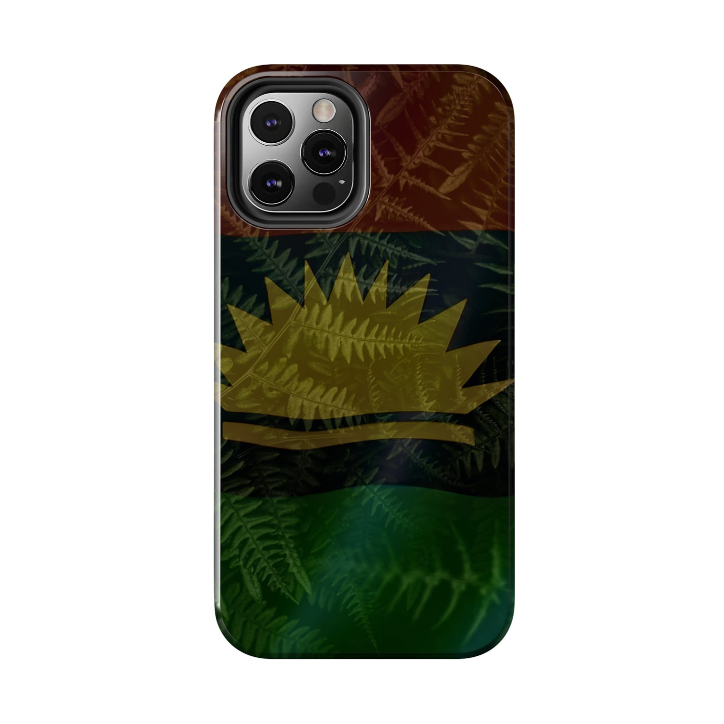 United States of Biafra Flag Plant Leaves - Tough iPhone Cases (iPhone 7, 8, X, 11, 12, 13, 14, 15)