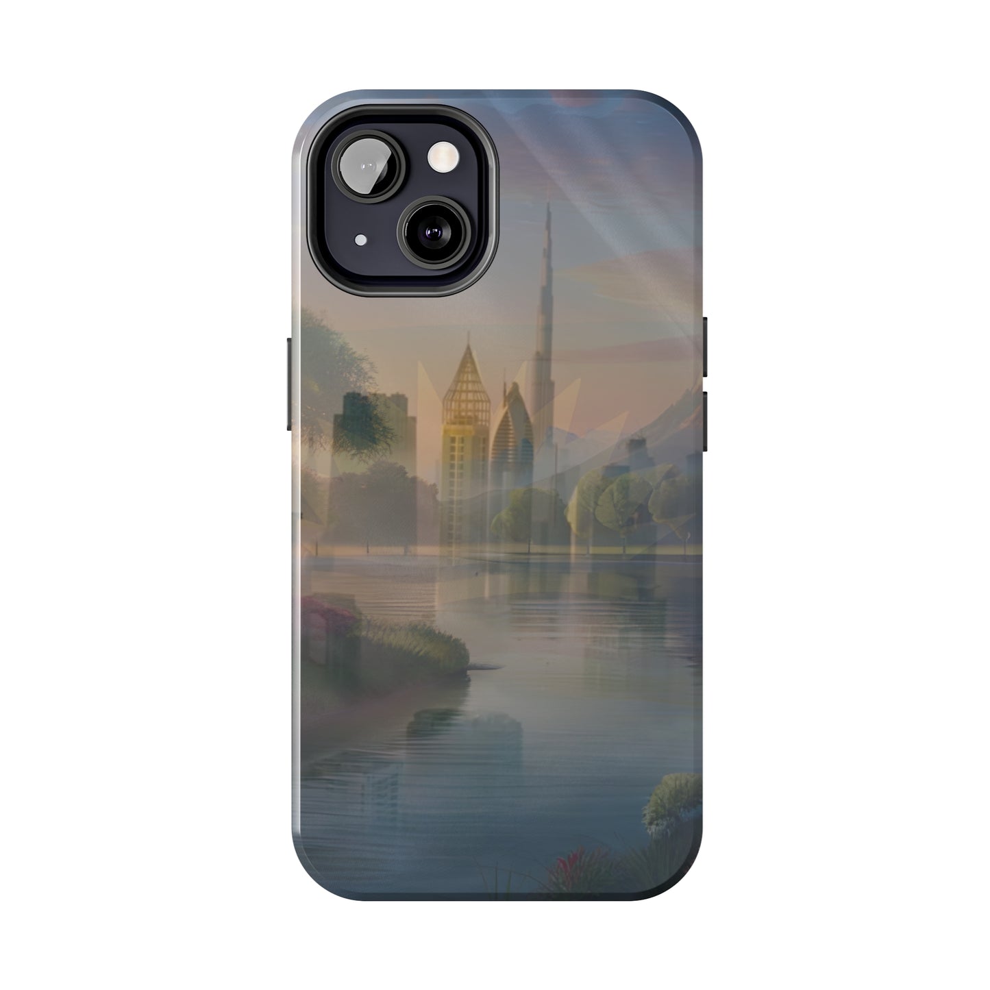 City Neighborhood Pond United States of Biafra - Tough iPhone Cases (iPhone 7, 8, X, 11, 12, 13, 14, 15)