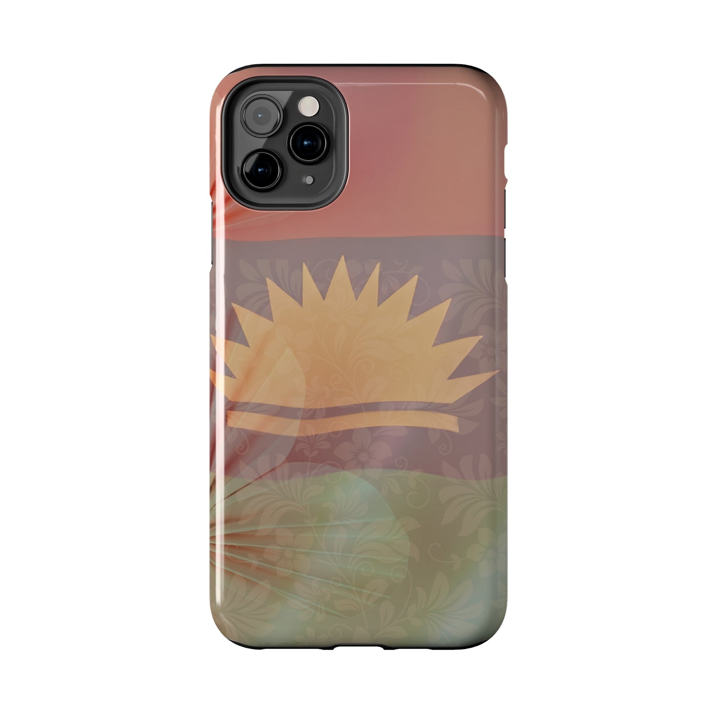 United States of Biafra Flag Flower Blend 5 - Tough iPhone Cases (iPhone 7, 8, X, 11, 12, 13, 14, 15)