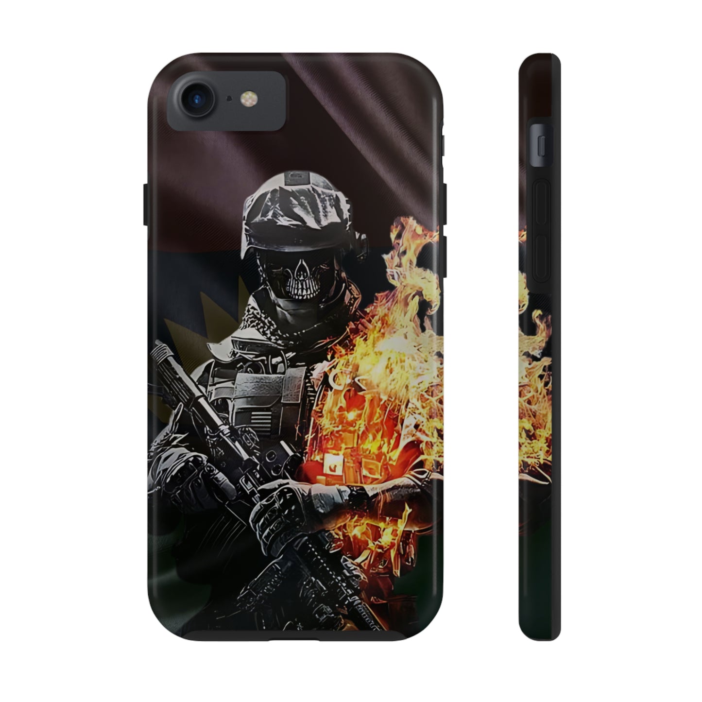 Biafra Soldier VIII - Tough iPhone Cases (iPhone 7, 8, X, 11, 12, 13, 14, 15)