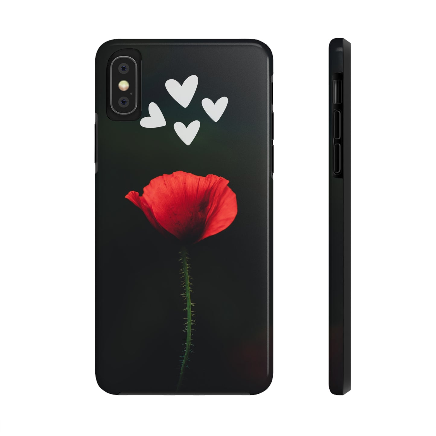 Red Rose - Tough iPhone Cases (iPhone 7, 8, X, 11, 12, 13, 14, 15)