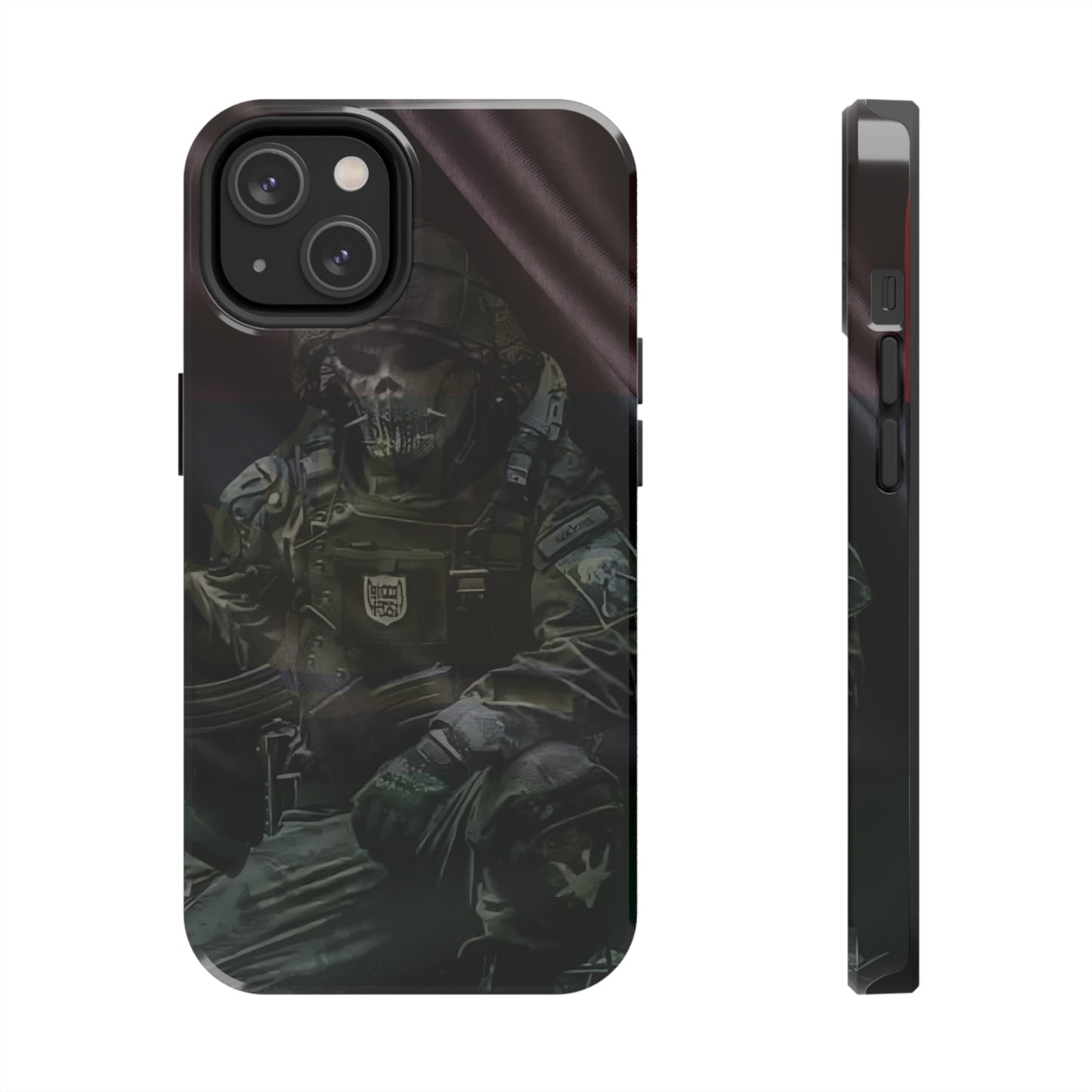 Biafra Soldier II - Tough iPhone Cases (iPhone 7, 8, X, 11, 12, 13, 14, 15)