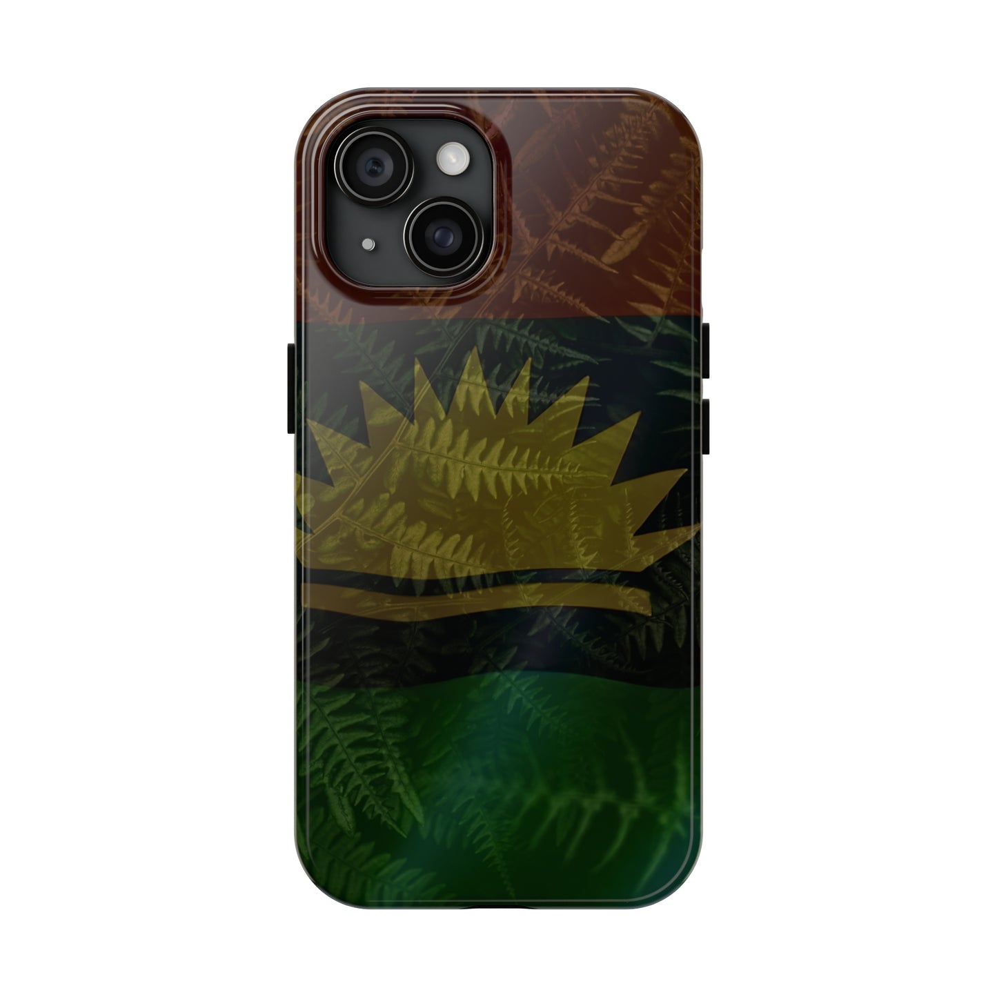 United States of Biafra Flag Plant Leaves - Tough iPhone Cases (iPhone 7, 8, X, 11, 12, 13, 14, 15)