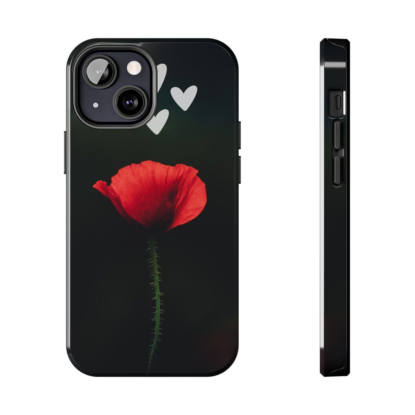 Red Rose - Tough iPhone Cases (iPhone 7, 8, X, 11, 12, 13, 14, 15)