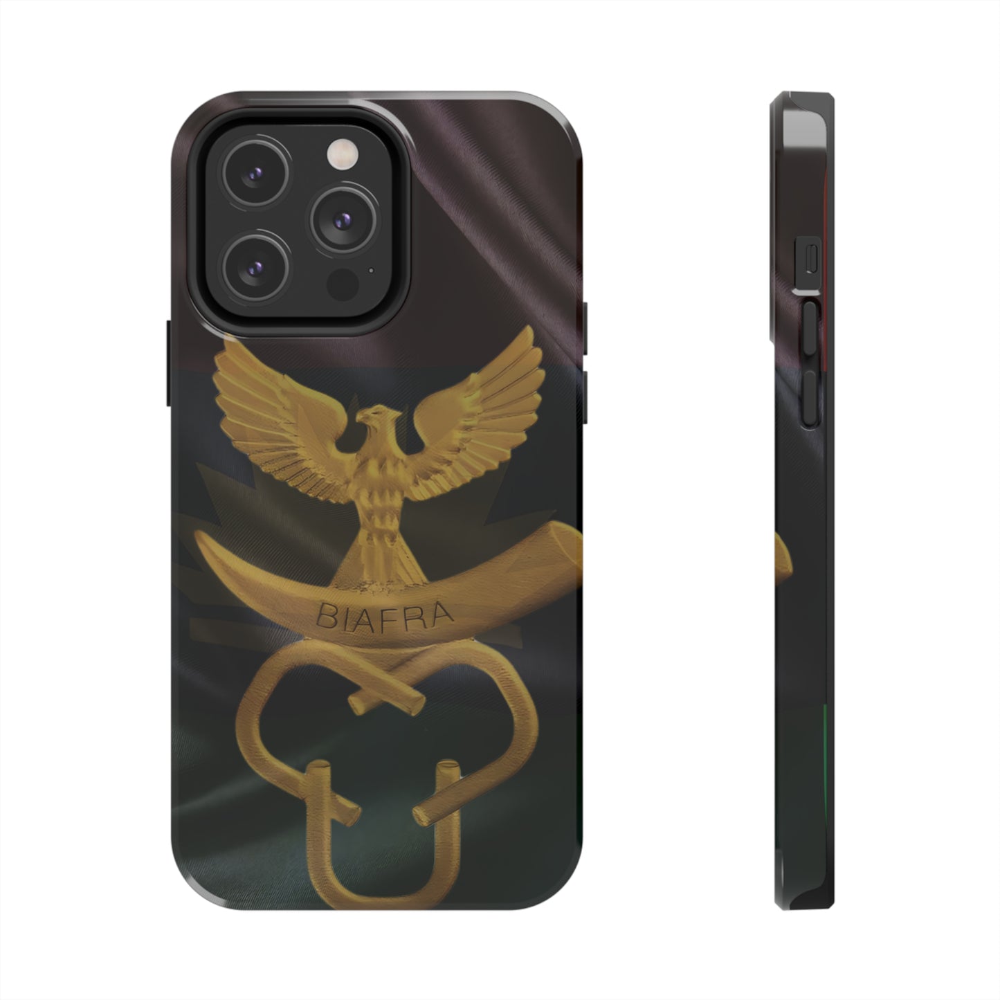 Biafra Liberation Army Logo Gold - Tough iPhone Cases (iPhone 7, 8, X, 11, 12, 13, 14, 15)