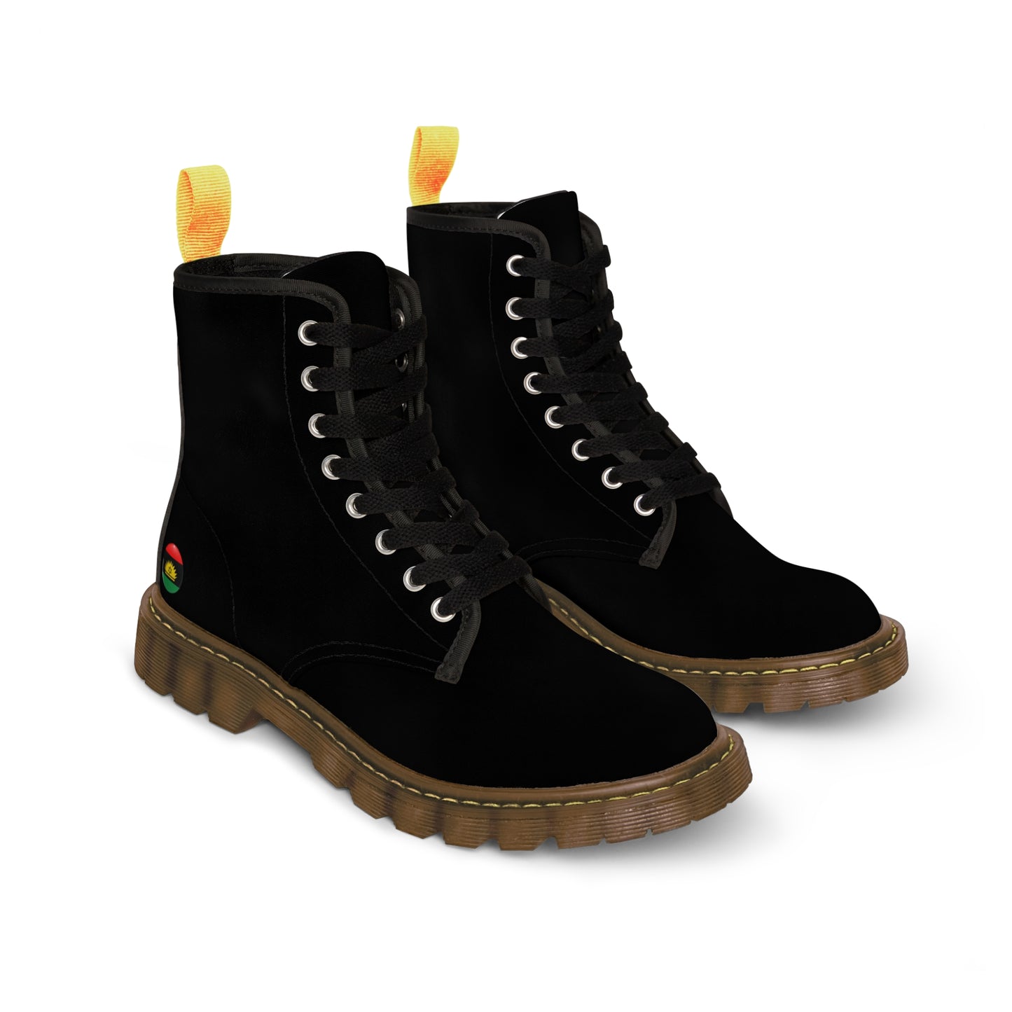 Black Men's Canvas Boots
