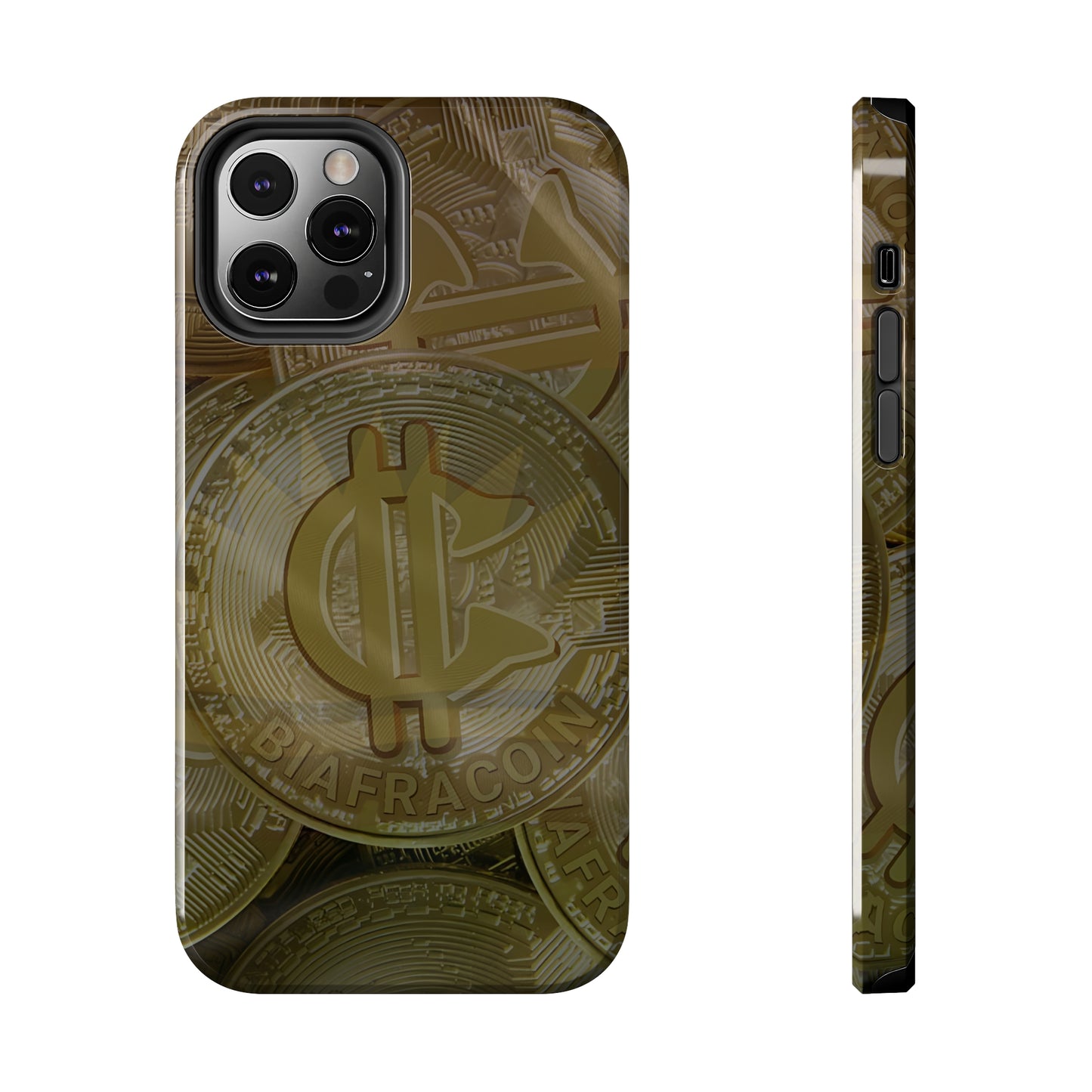 BiafraCoin Ejemma - Tough iPhone Cases (iPhone 7, 8, X, 11, 12, 13, 14, 15)