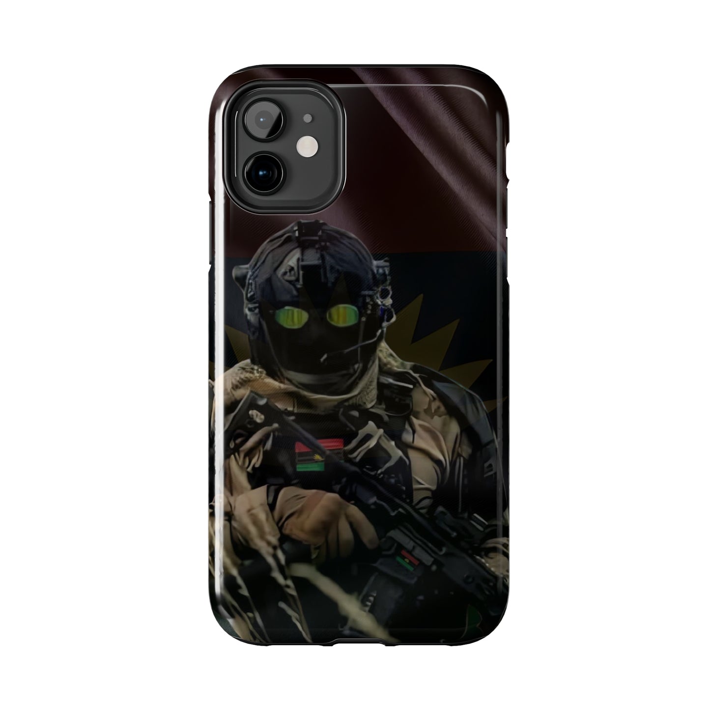 Biafra Soldier III - Tough iPhone Cases (iPhone 7, 8, X, 11, 12, 13, 14, 15)