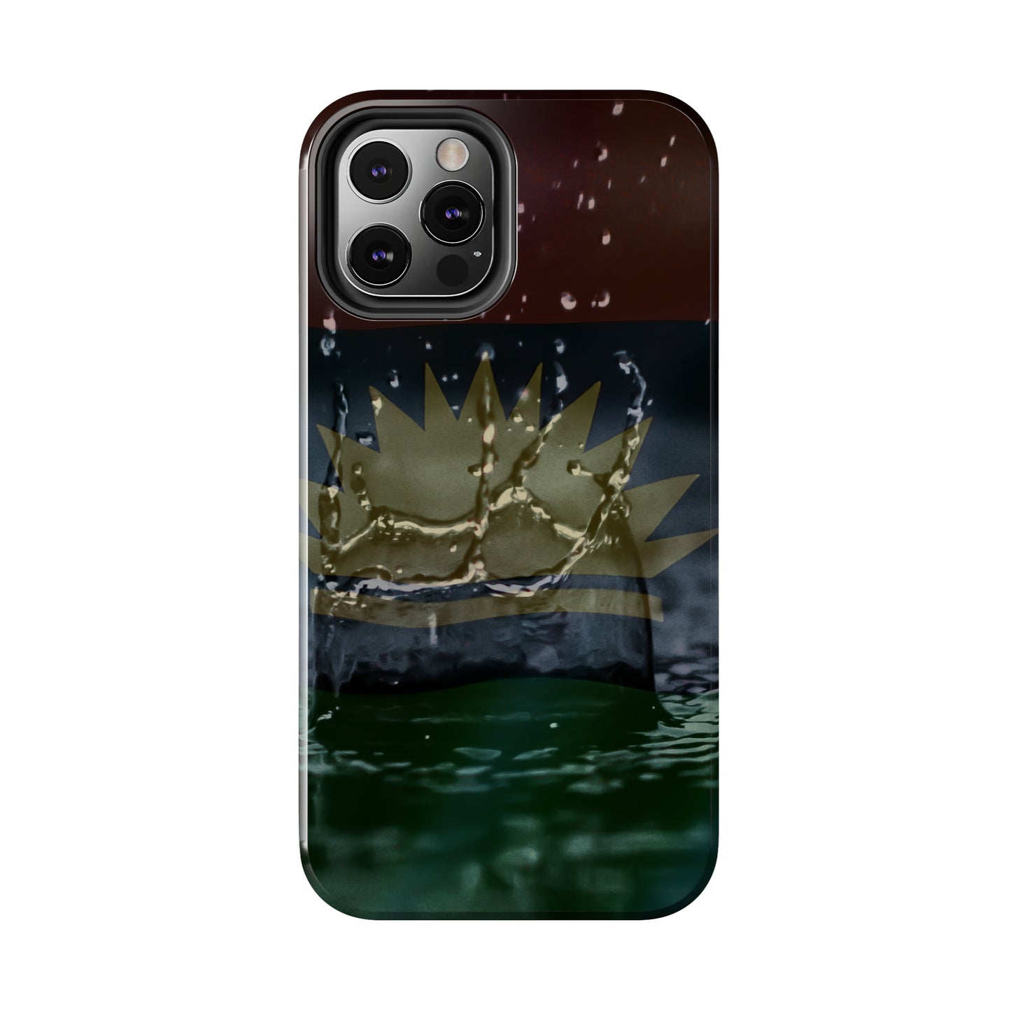 Rain Droplets, United States of Biafra - Tough iPhone Cases (iPhone 7, 8, X, 11, 12, 13, 14, 15)