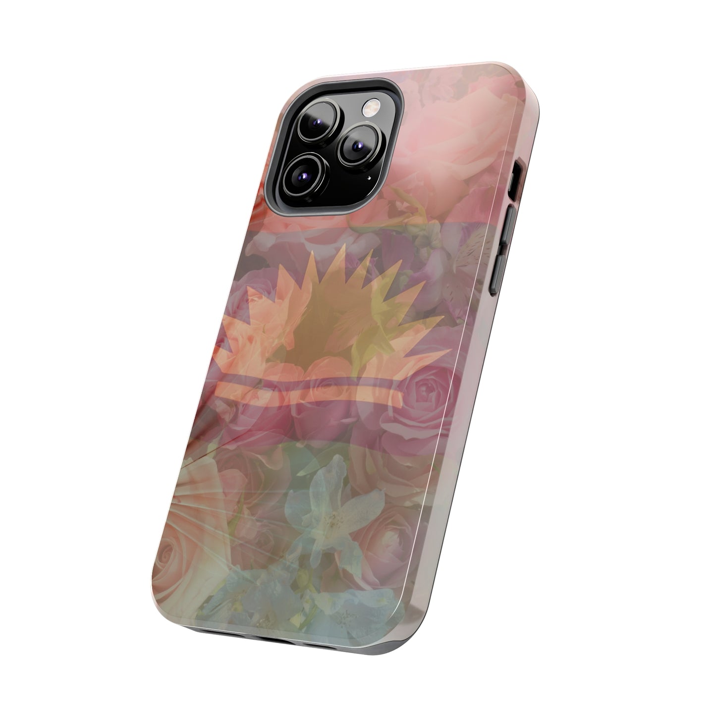 United States of Biafra Flag Flower Blend 3 - Tough iPhone Cases (iPhone 7, 8, X, 11, 12, 13, 14, 15)