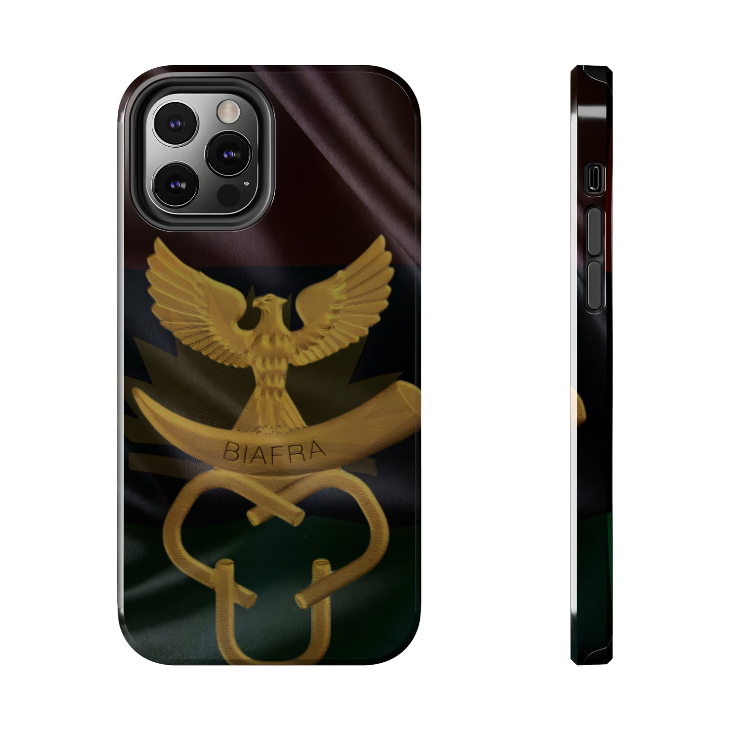 Biafra Liberation Army Logo Gold - Tough iPhone Cases (iPhone 7, 8, X, 11, 12, 13, 14, 15)