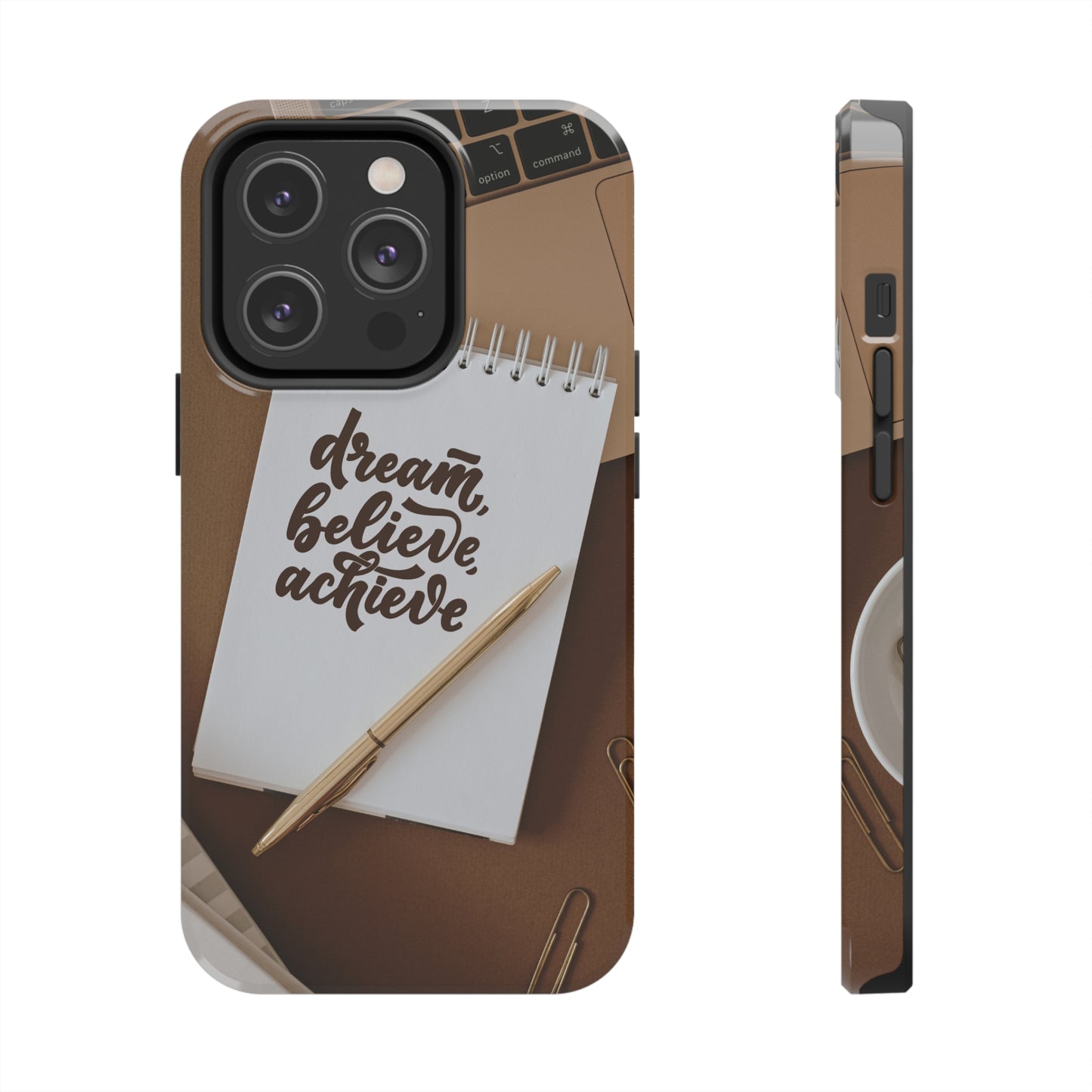 Dream Believe Achieve - Tough iPhone Cases (iPhone 7, 8, X, 11, 12, 13, 14, 15)