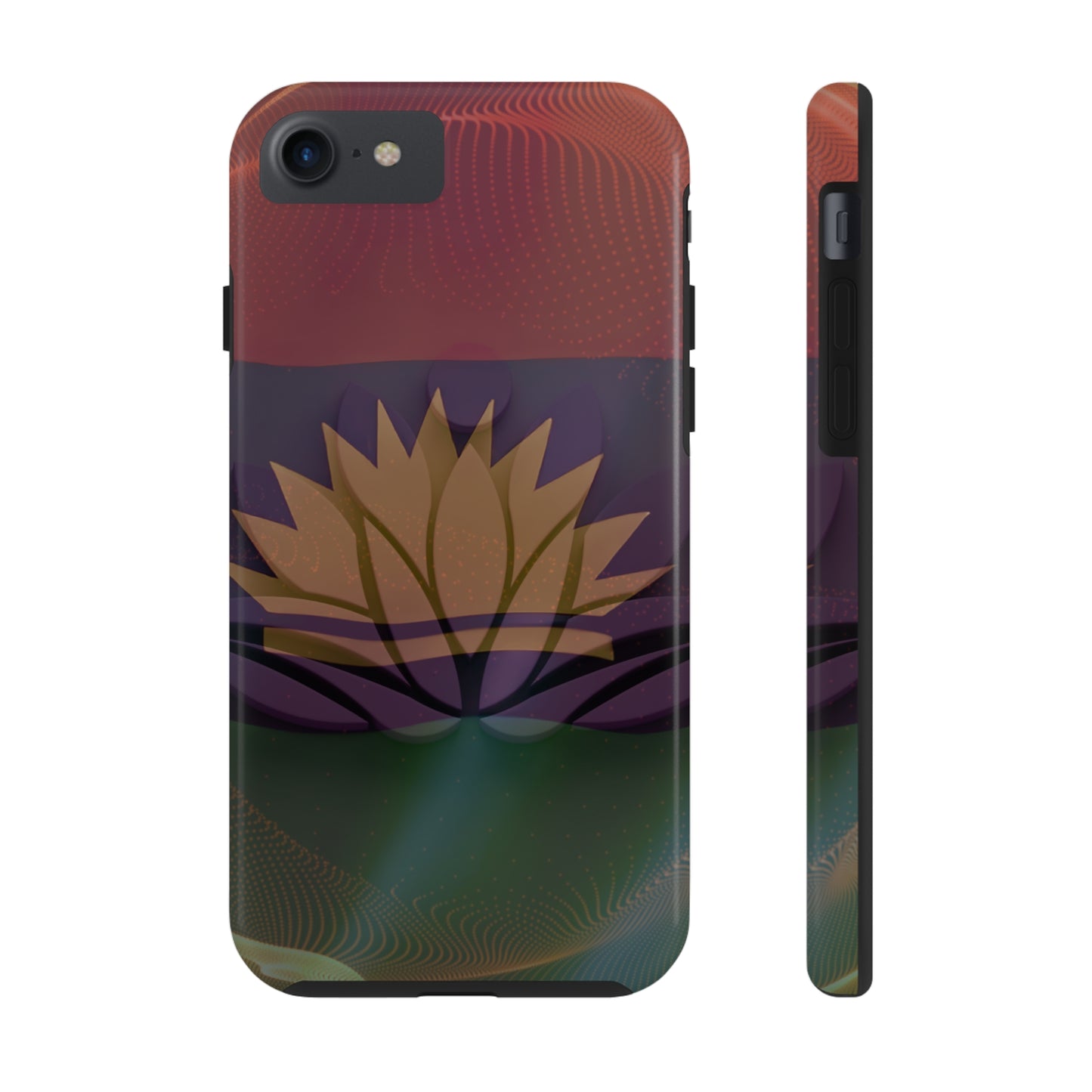 United States of Biafra Flag Flower Blend 1 - Tough iPhone Cases (iPhone 7, 8, X, 11, 12, 13, 14, 15)