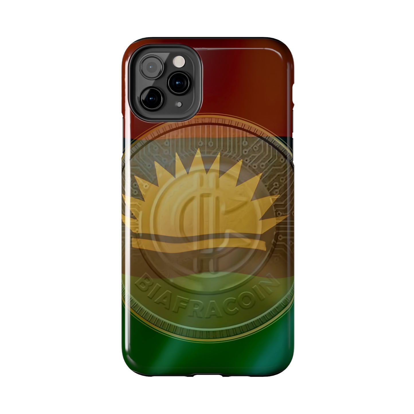 Biafra Coin - Tough iPhone Cases (iPhone 7, 8, X, 11, 12, 13, 14, 15)