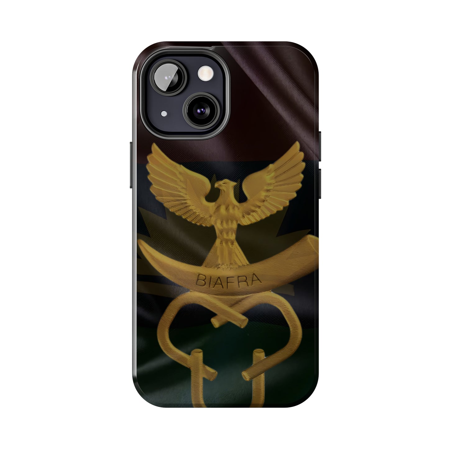 Biafra Liberation Army Logo Gold - Tough iPhone Cases (iPhone 7, 8, X, 11, 12, 13, 14, 15)