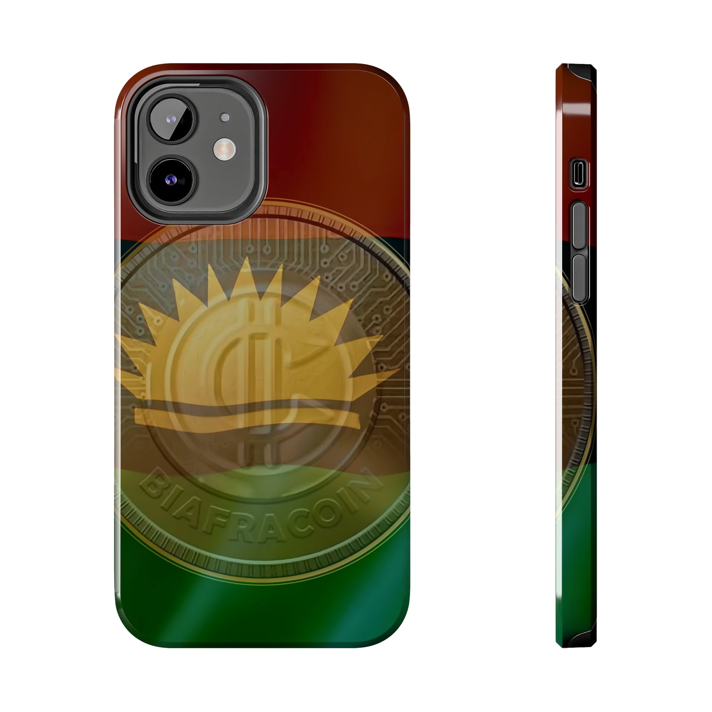 Biafra Coin - Tough iPhone Cases (iPhone 7, 8, X, 11, 12, 13, 14, 15)