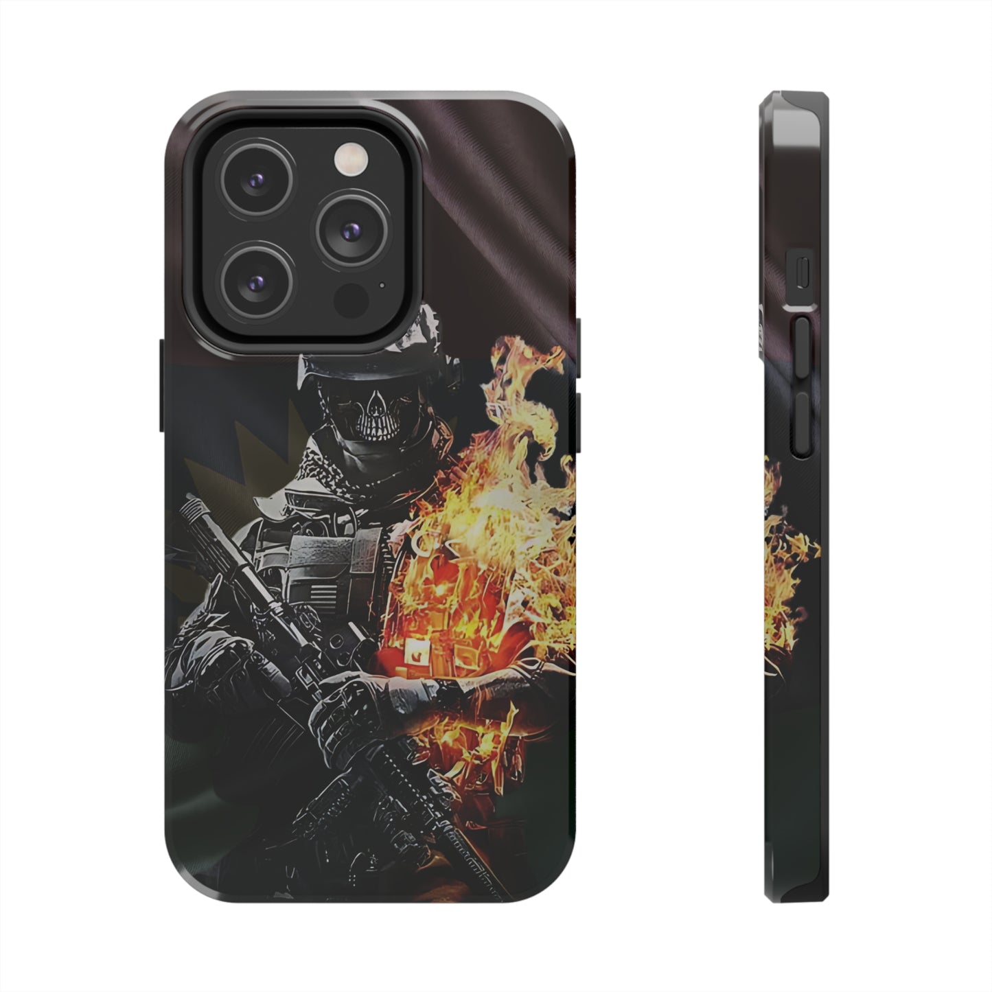Biafra Soldier VIII - Tough iPhone Cases (iPhone 7, 8, X, 11, 12, 13, 14, 15)