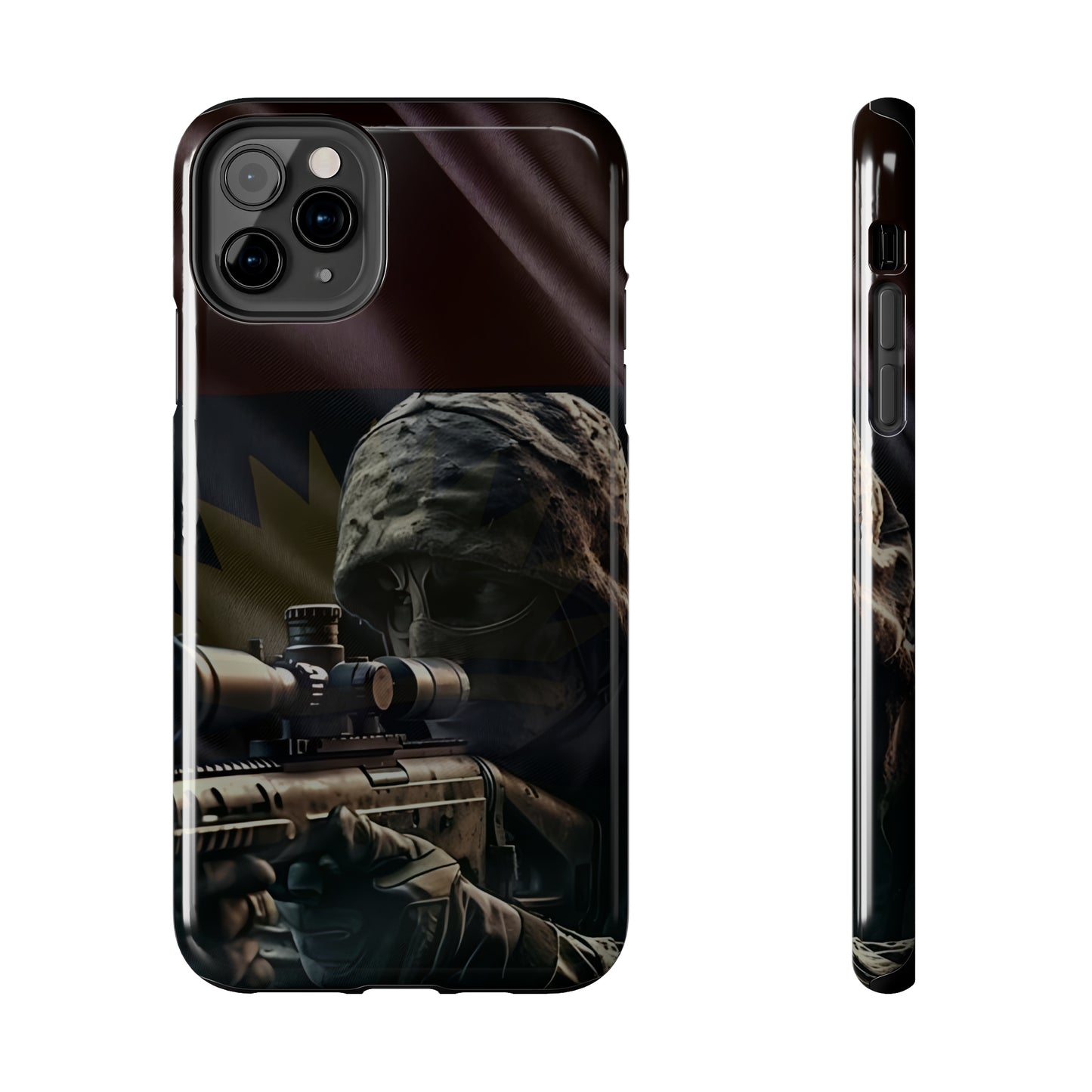 Biafra Soldier IV - Tough iPhone Cases (iPhone 7, 8, X, 11, 12, 13, 14, 15)