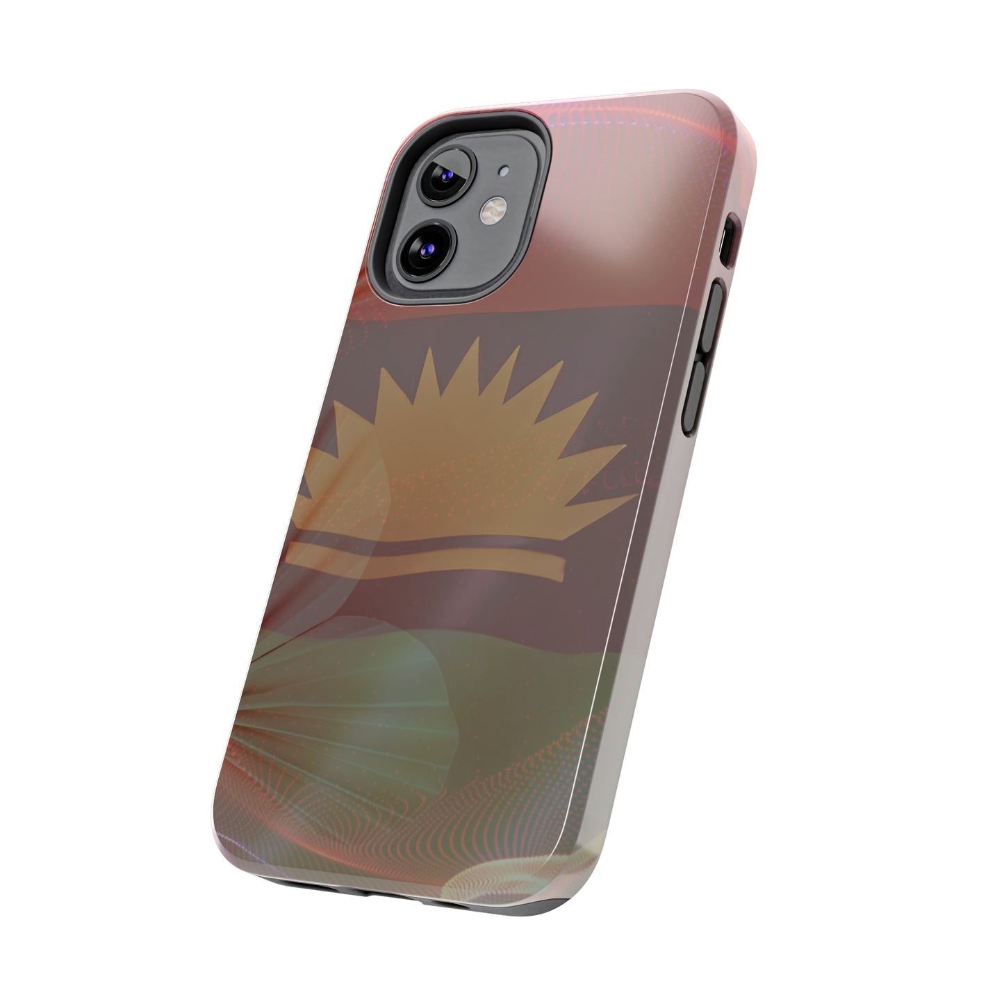 United States of Biafra Flag Flower Blend 2 - Tough iPhone Cases (iPhone 7, 8, X, 11, 12, 13, 14, 15)
