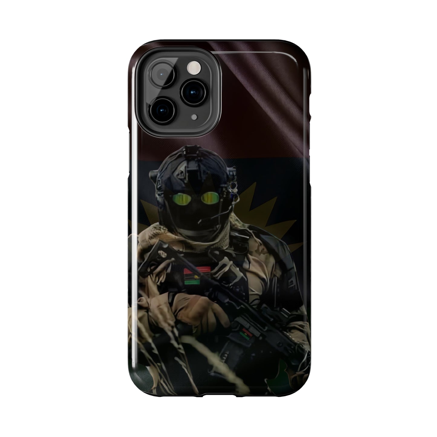 Biafra Soldier III - Tough iPhone Cases (iPhone 7, 8, X, 11, 12, 13, 14, 15)