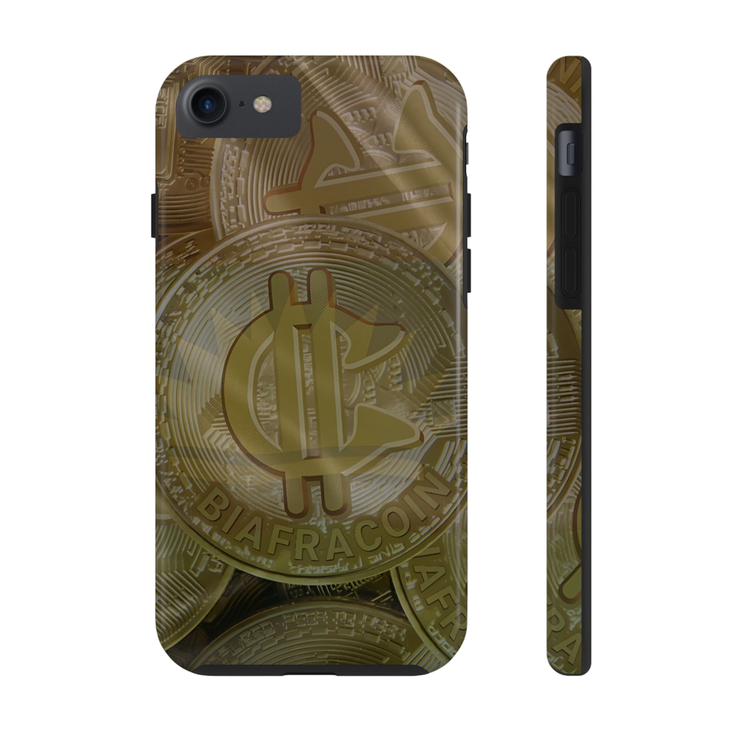 BiafraCoin Ejemma - Tough iPhone Cases (iPhone 7, 8, X, 11, 12, 13, 14, 15)