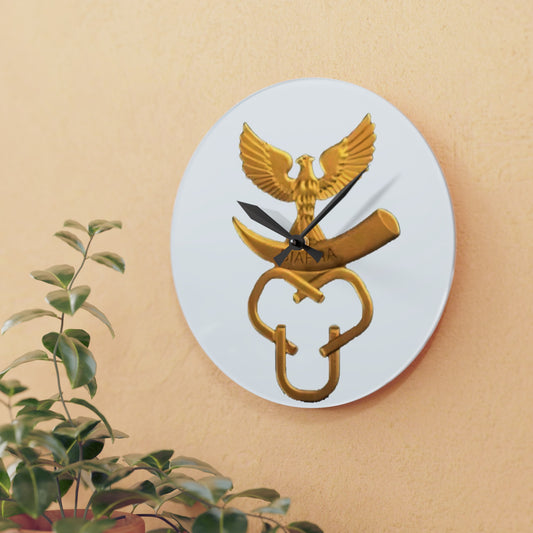 Biafra Liberation Army Acrylic Wall Clock