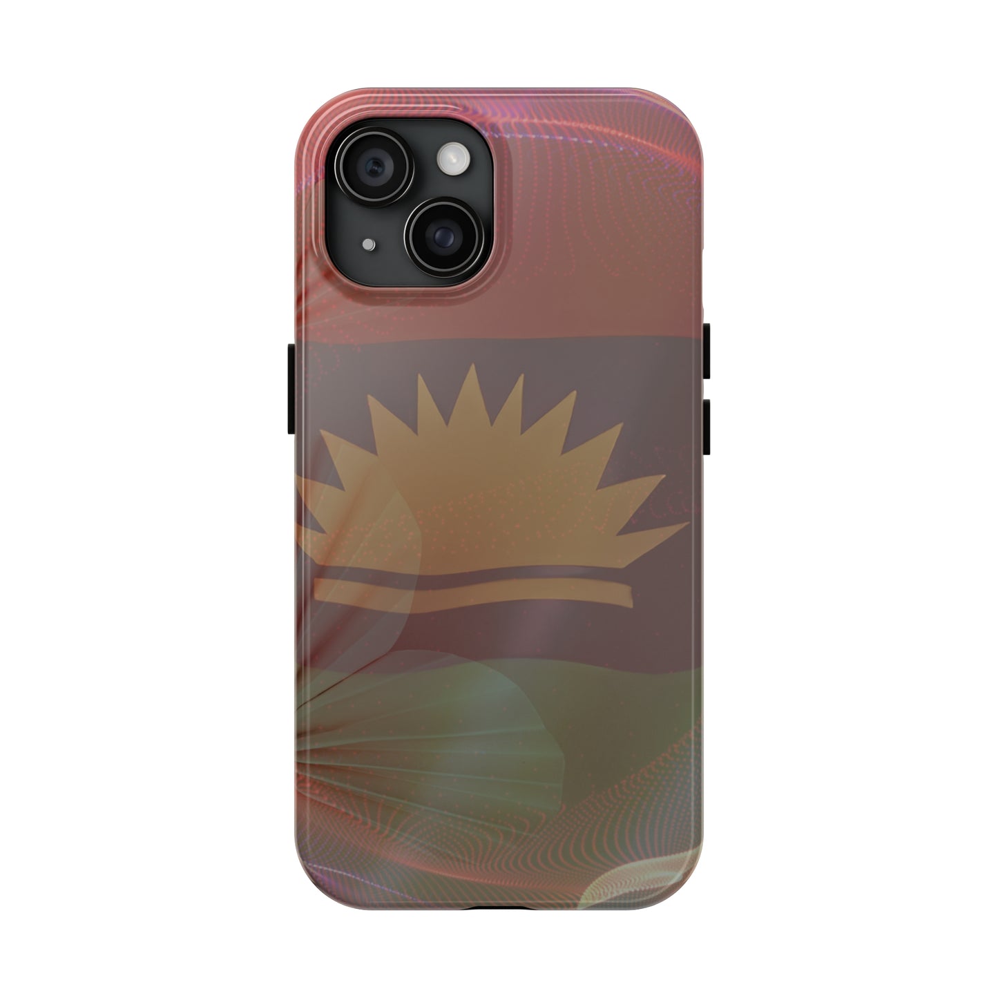 United States of Biafra Flag Flower Blend 2 - Tough iPhone Cases (iPhone 7, 8, X, 11, 12, 13, 14, 15)