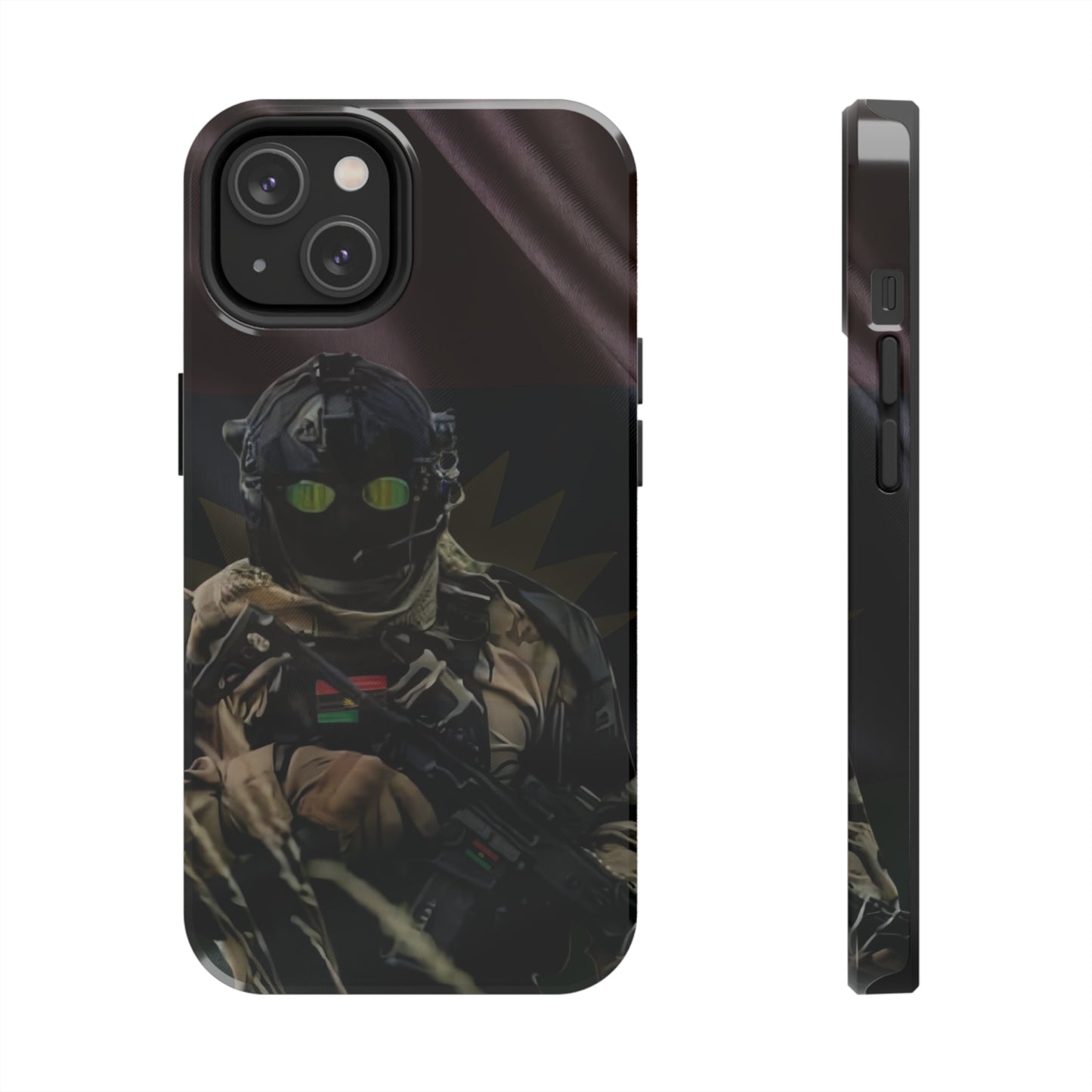 Biafra Soldier III - Tough iPhone Cases (iPhone 7, 8, X, 11, 12, 13, 14, 15)