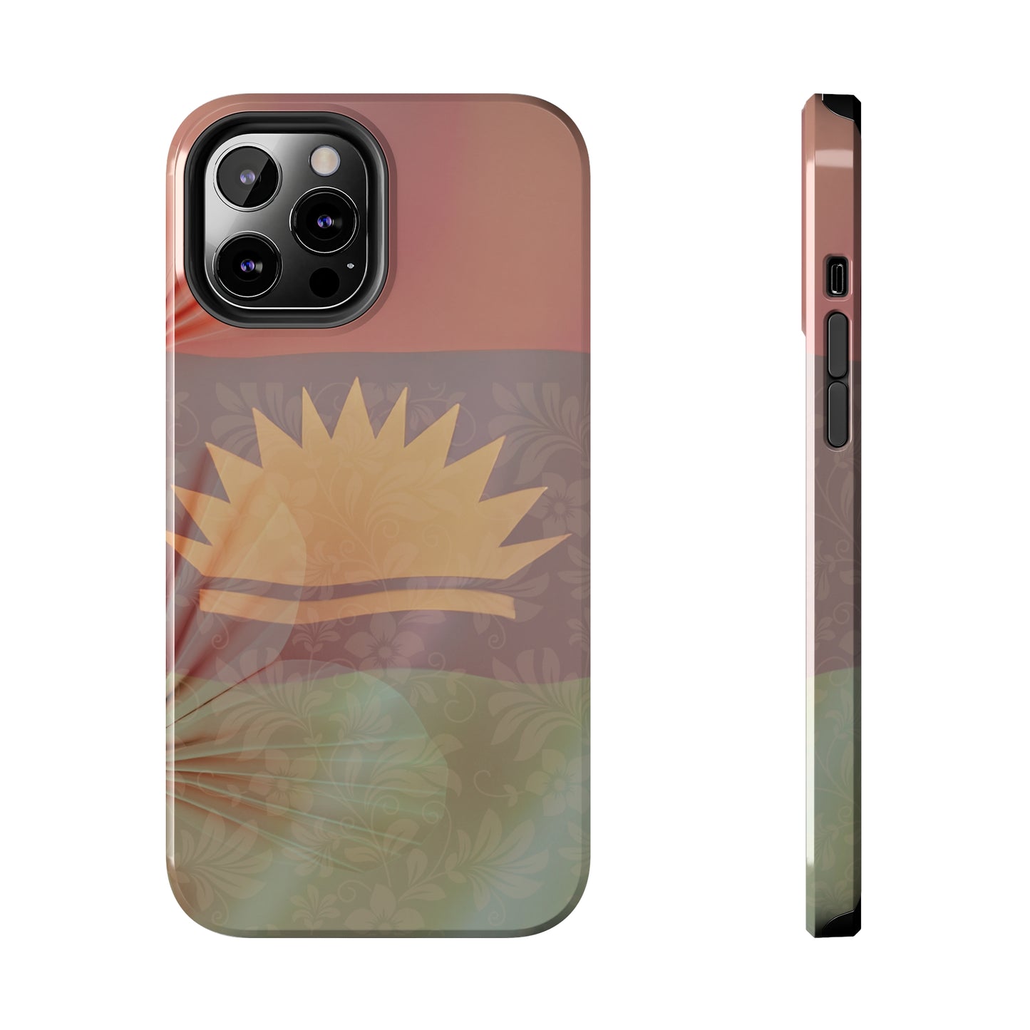 United States of Biafra Flag Flower Blend 5 - Tough iPhone Cases (iPhone 7, 8, X, 11, 12, 13, 14, 15)