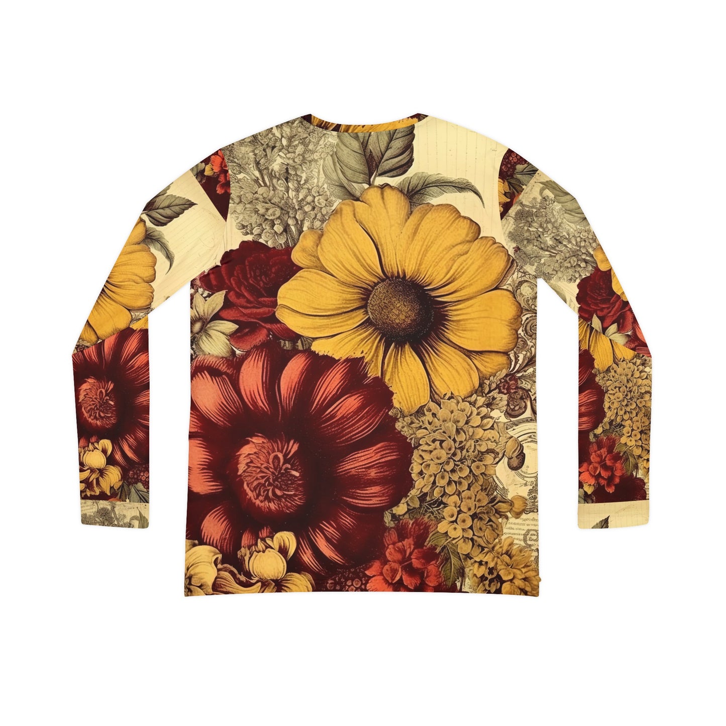 Sunflower Women's Long Sleeve V-neck Shirt (AOP)