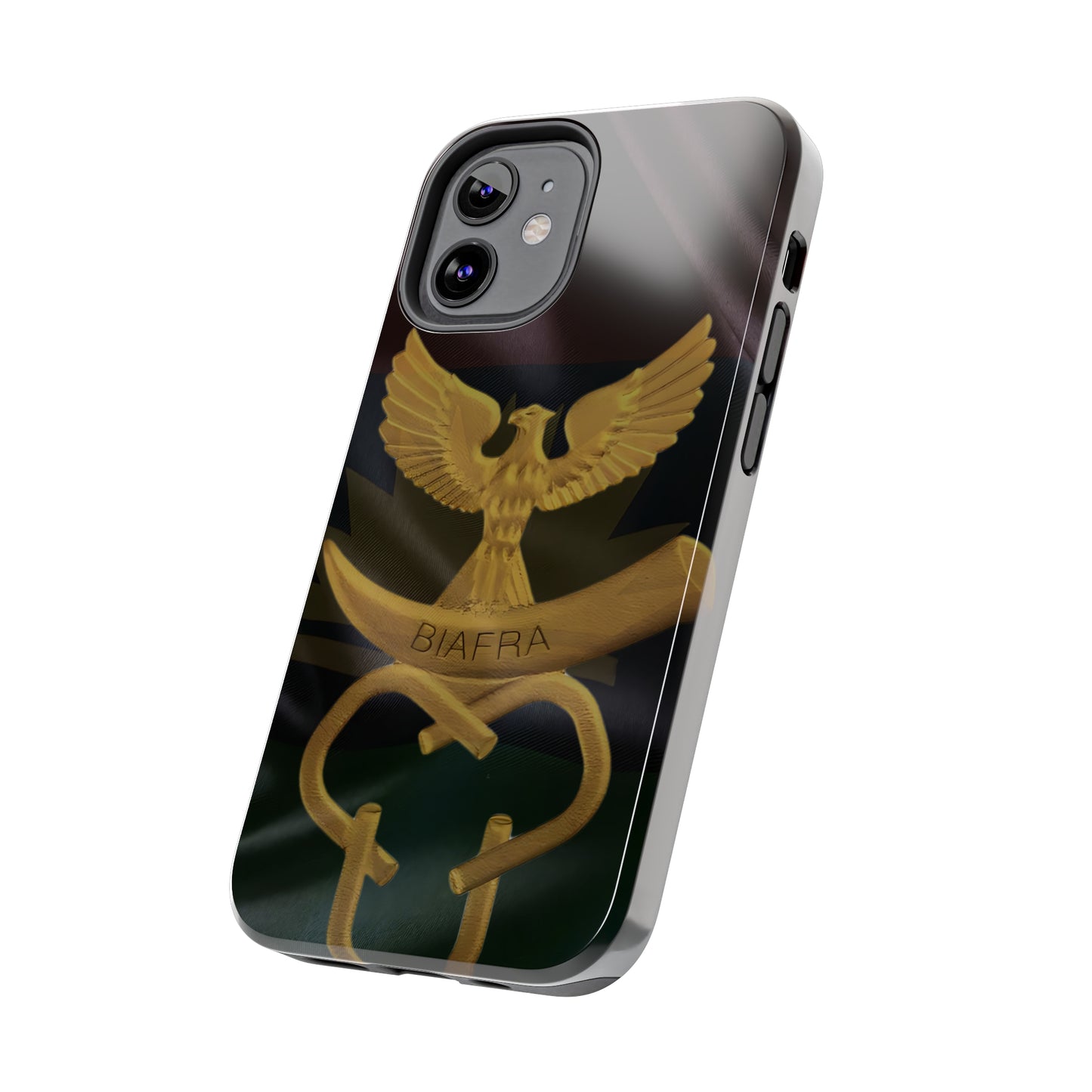 Biafra Liberation Army Logo Gold - Tough iPhone Cases (iPhone 7, 8, X, 11, 12, 13, 14, 15)