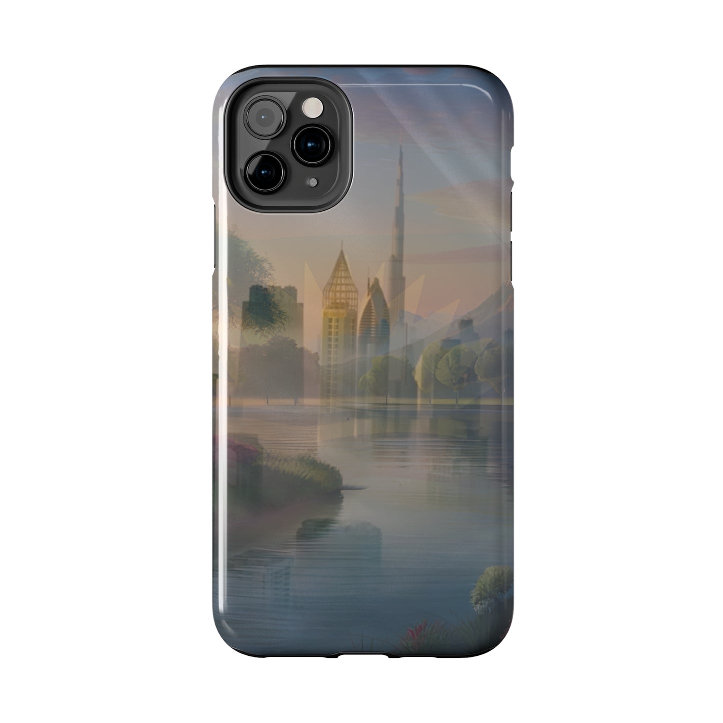 City Neighborhood Pond United States of Biafra - Tough iPhone Cases (iPhone 7, 8, X, 11, 12, 13, 14, 15)
