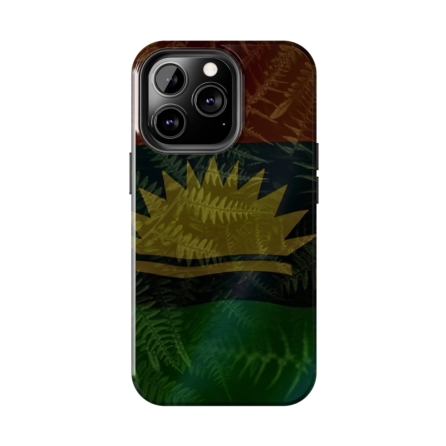 United States of Biafra Flag Plant Leaves - Tough iPhone Cases (iPhone 7, 8, X, 11, 12, 13, 14, 15)