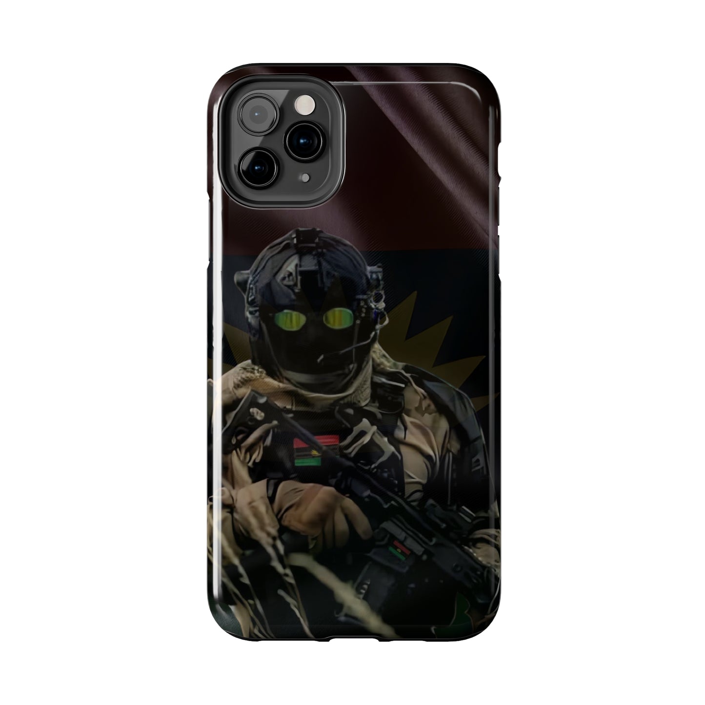 Biafra Soldier III - Tough iPhone Cases (iPhone 7, 8, X, 11, 12, 13, 14, 15)
