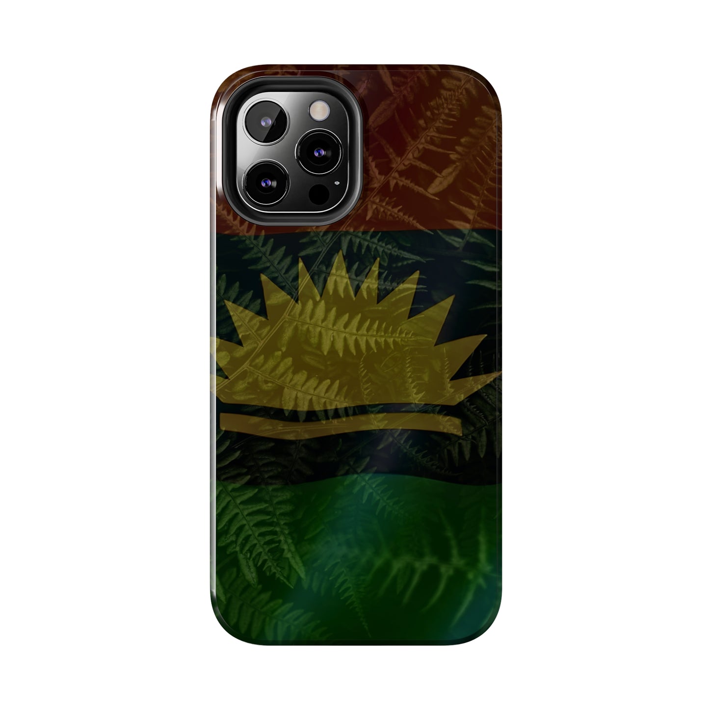 United States of Biafra Flag Plant Leaves - Tough iPhone Cases (iPhone 7, 8, X, 11, 12, 13, 14, 15)