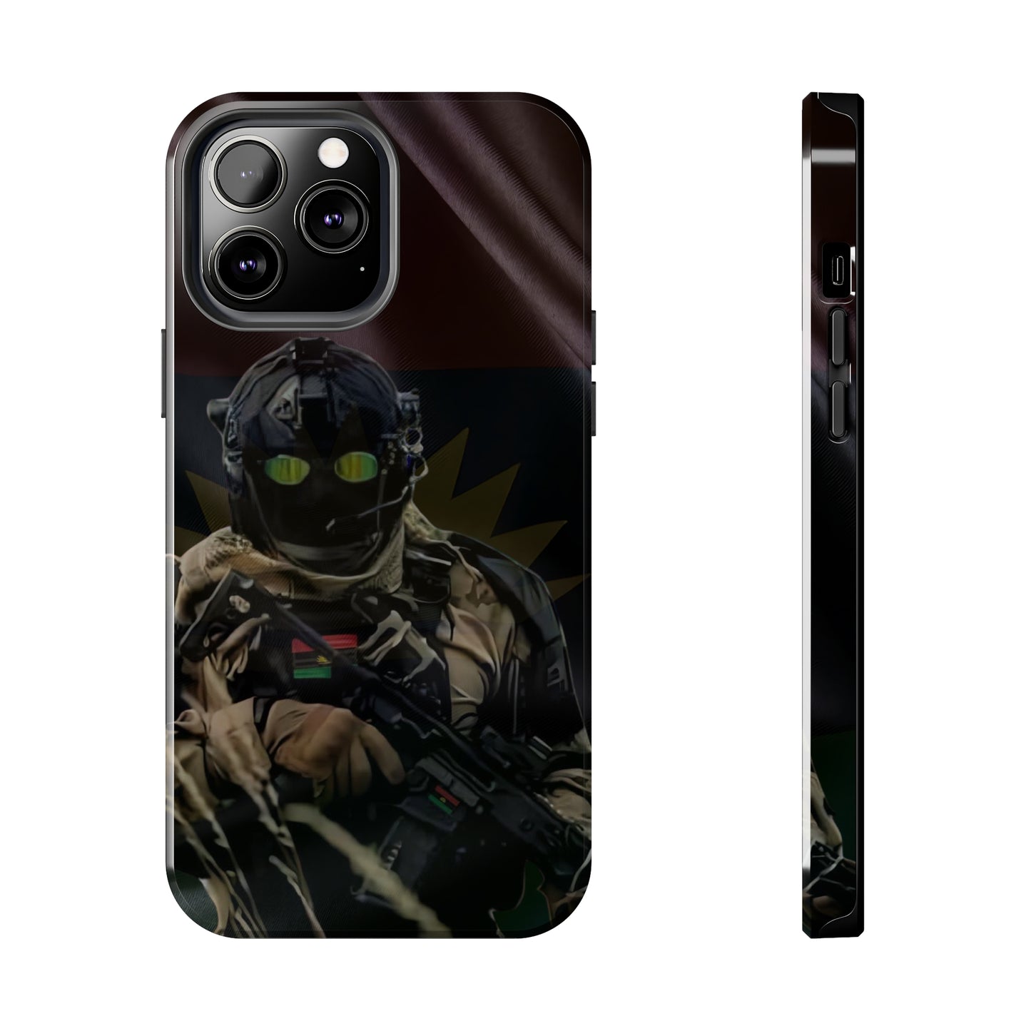 Biafra Soldier III - Tough iPhone Cases (iPhone 7, 8, X, 11, 12, 13, 14, 15)