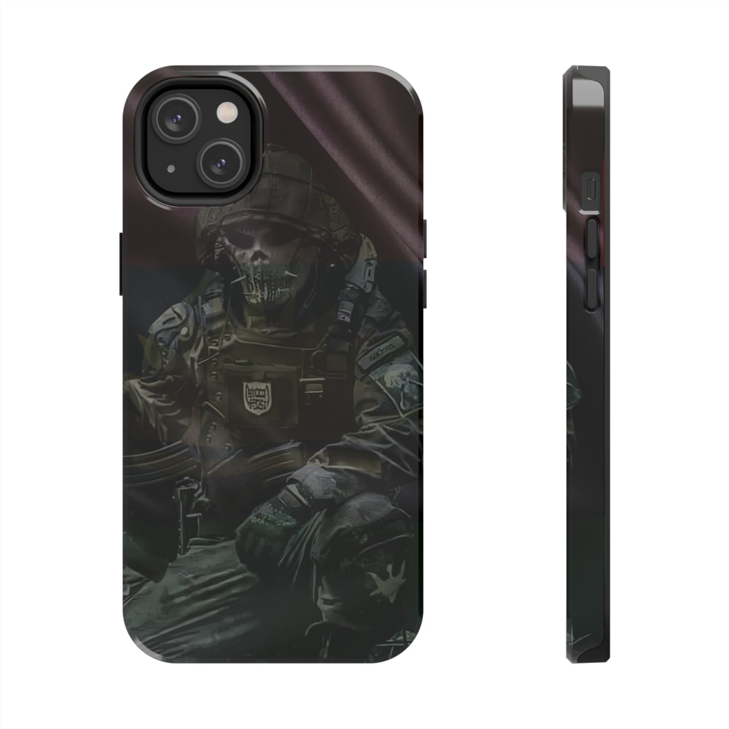 Biafra Soldier II - Tough iPhone Cases (iPhone 7, 8, X, 11, 12, 13, 14, 15)