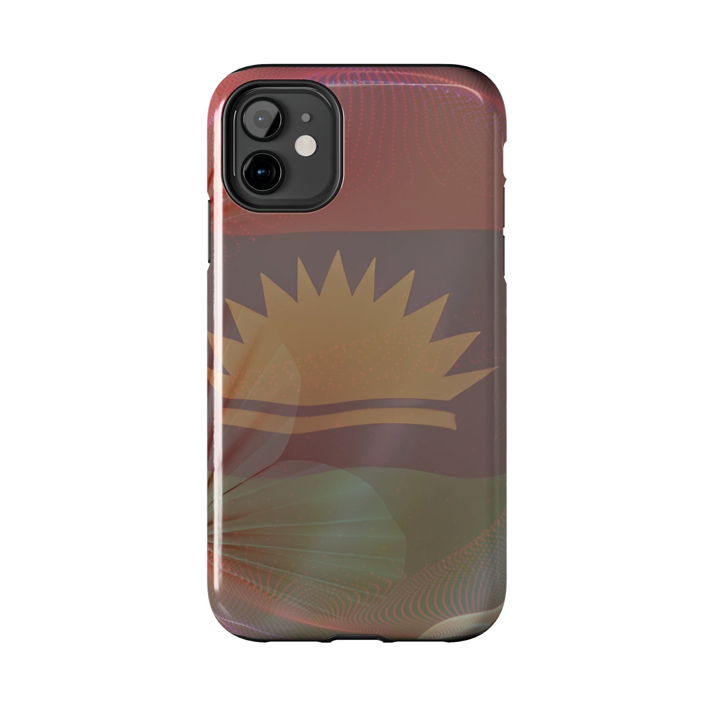 United States of Biafra Flag Flower Blend 2 - Tough iPhone Cases (iPhone 7, 8, X, 11, 12, 13, 14, 15)