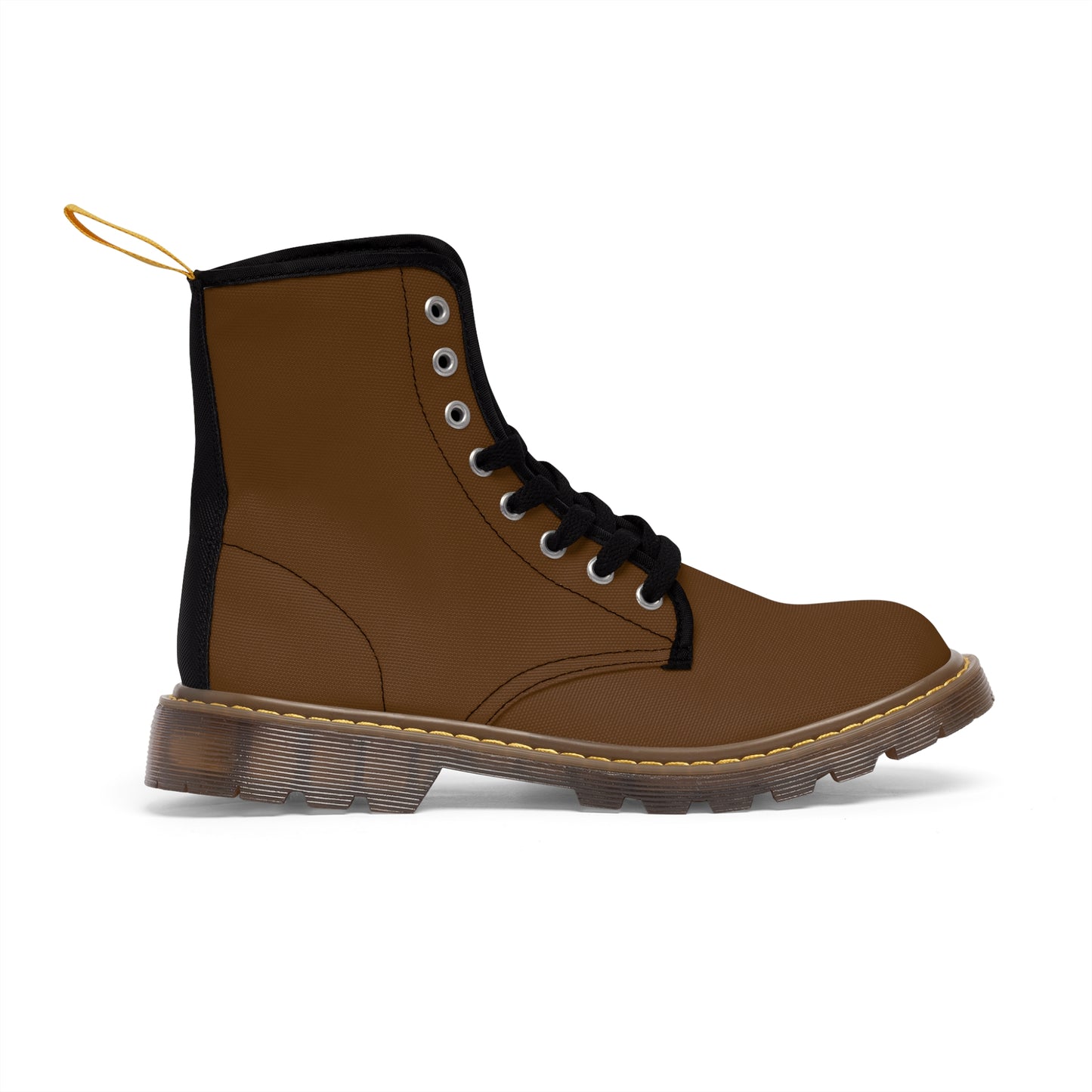 Brown Men's Canvas Boots
