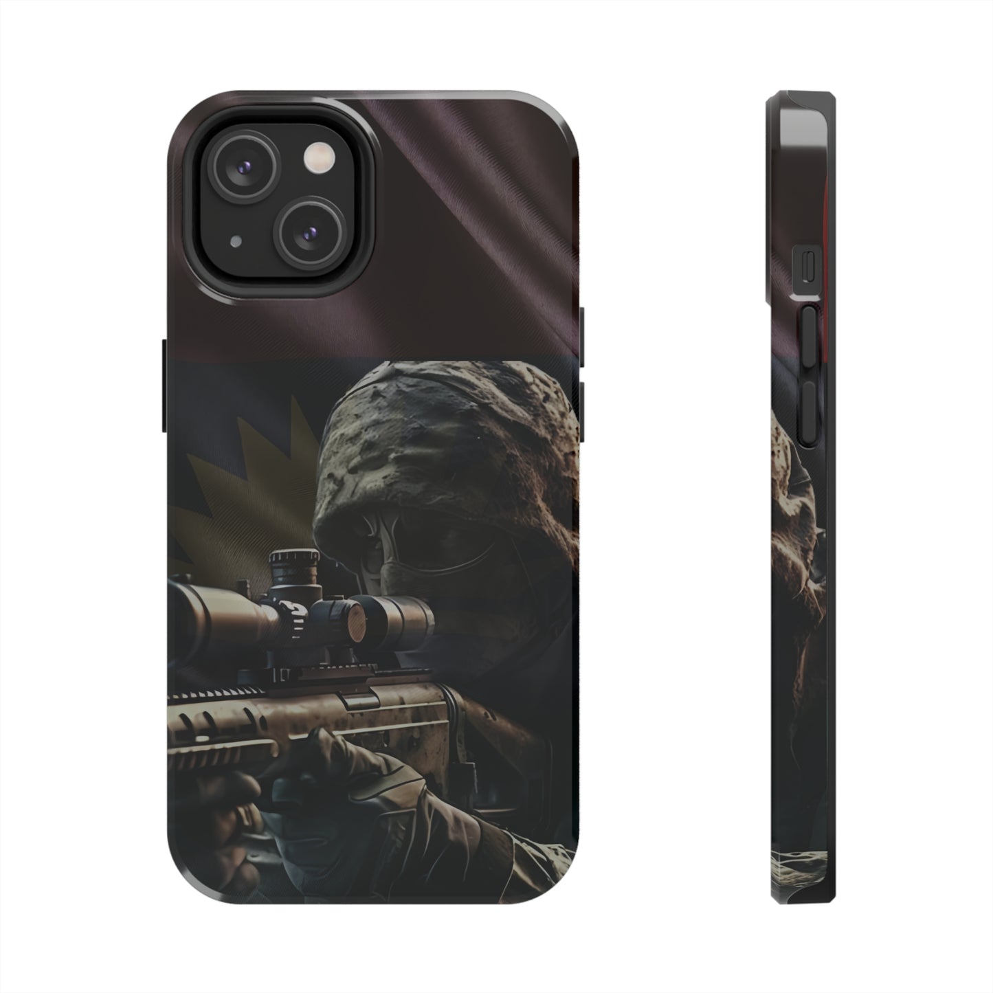 Biafra Soldier IV - Tough iPhone Cases (iPhone 7, 8, X, 11, 12, 13, 14, 15)