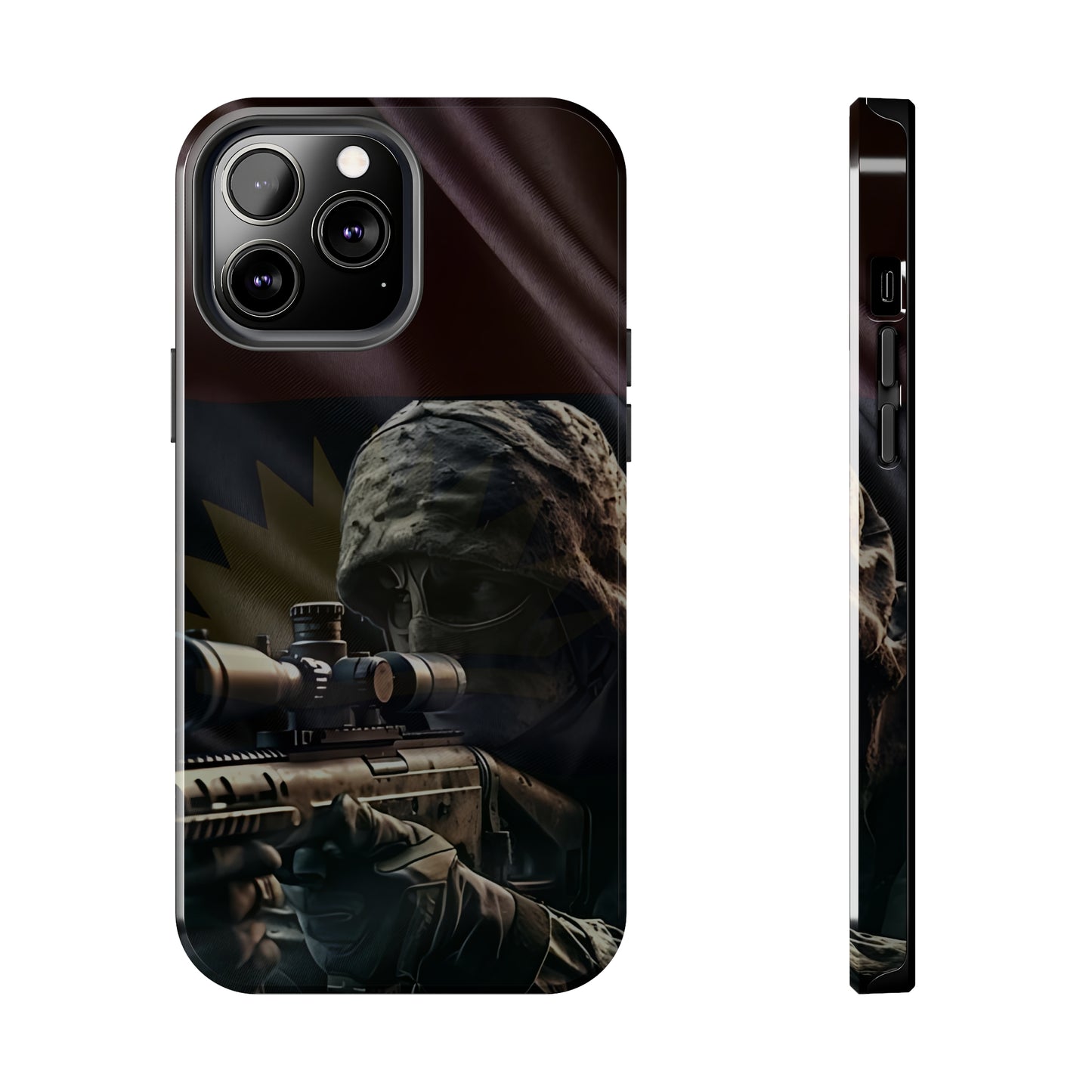 Biafra Soldier IV - Tough iPhone Cases (iPhone 7, 8, X, 11, 12, 13, 14, 15)