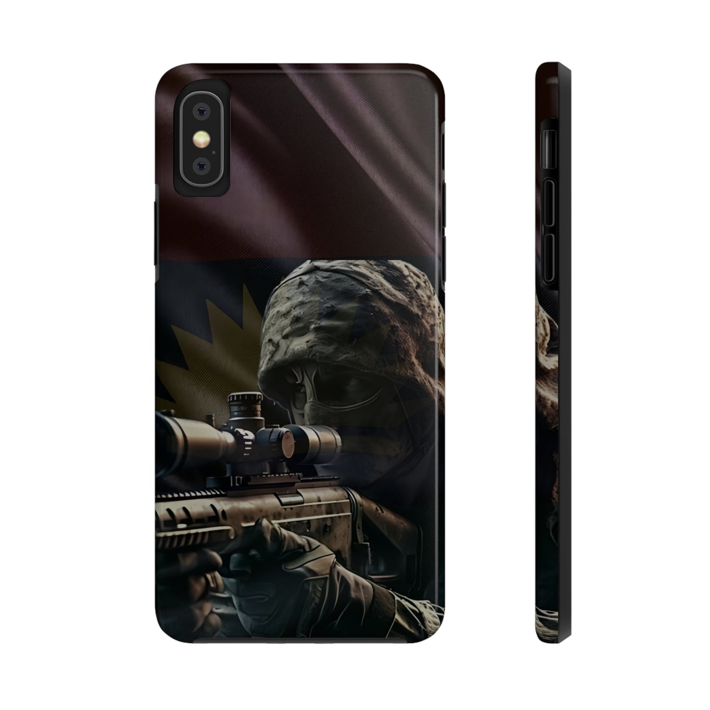Biafra Soldier IV - Tough iPhone Cases (iPhone 7, 8, X, 11, 12, 13, 14, 15)