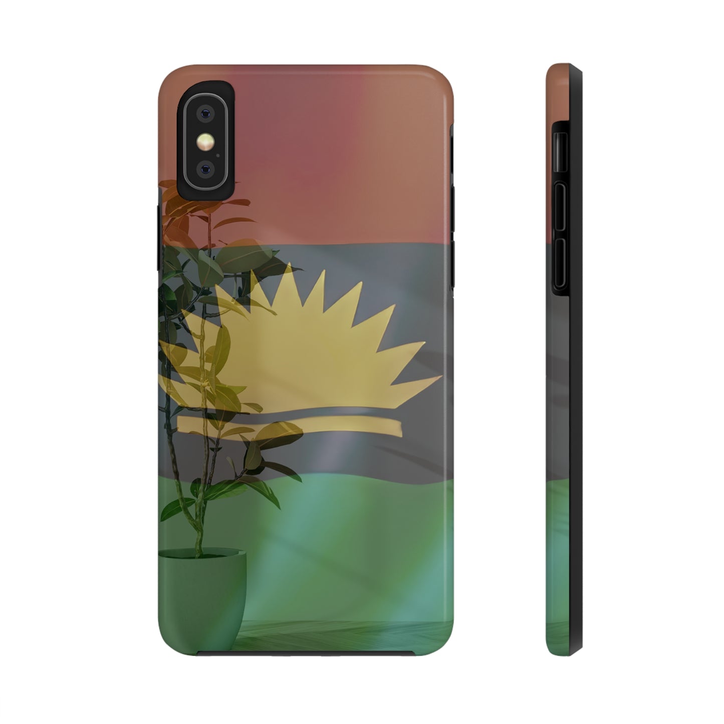 United States of Biafra Flag Plant Vase - Tough iPhone Cases (iPhone 7, 8, X, 11, 12, 13, 14, 15)
