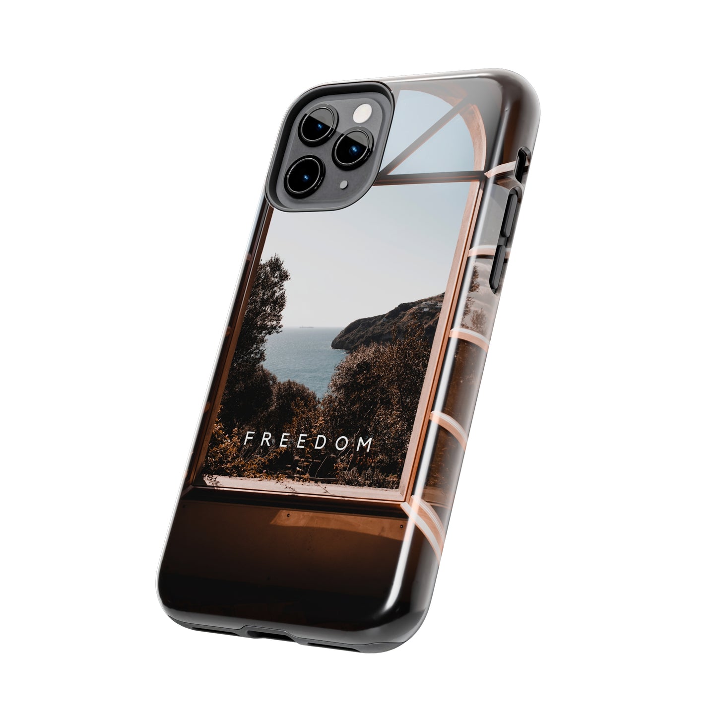 Freedom Awaits - Tough iPhone Cases (iPhone 7, 8, X, 11, 12, 13, 14, 15)