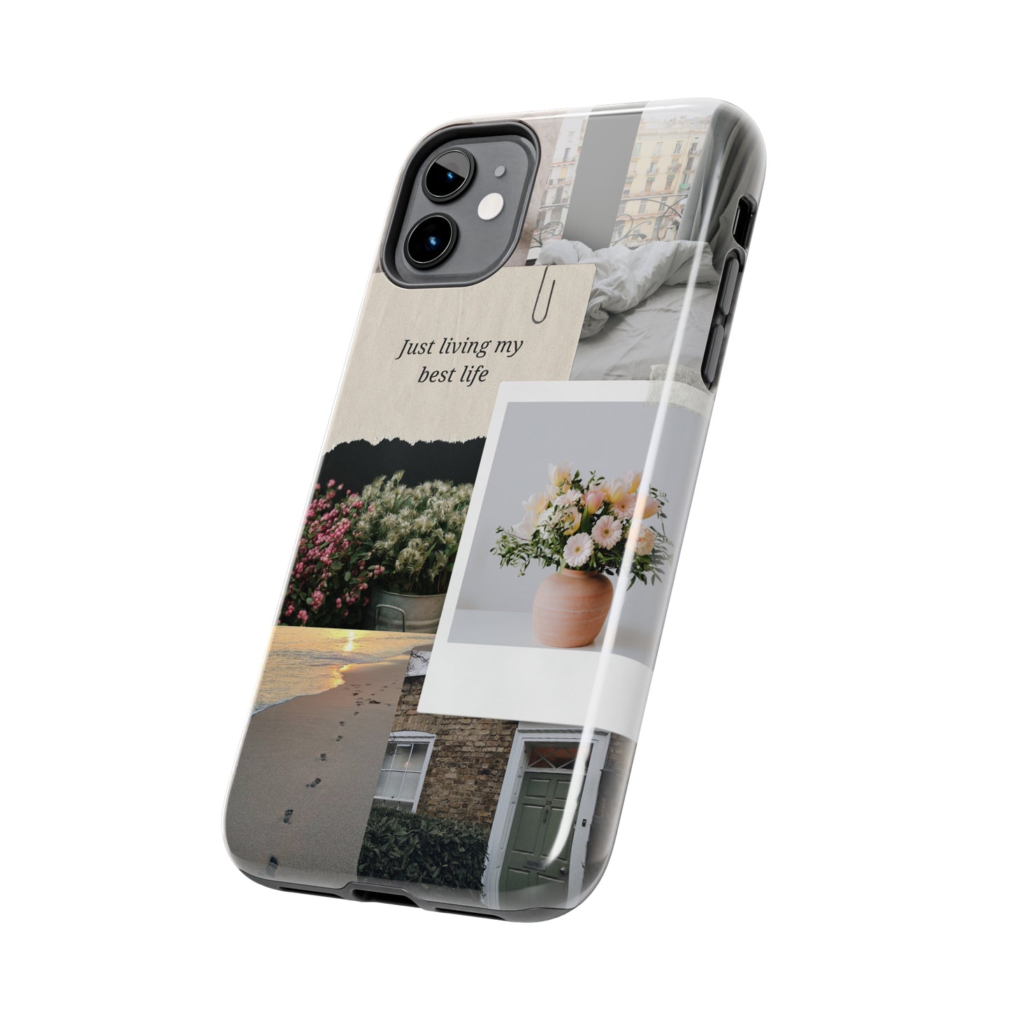 Just Living My Best Life - Tough iPhone Cases (iPhone 7, 8, X, 11, 12, 13, 14, 15)