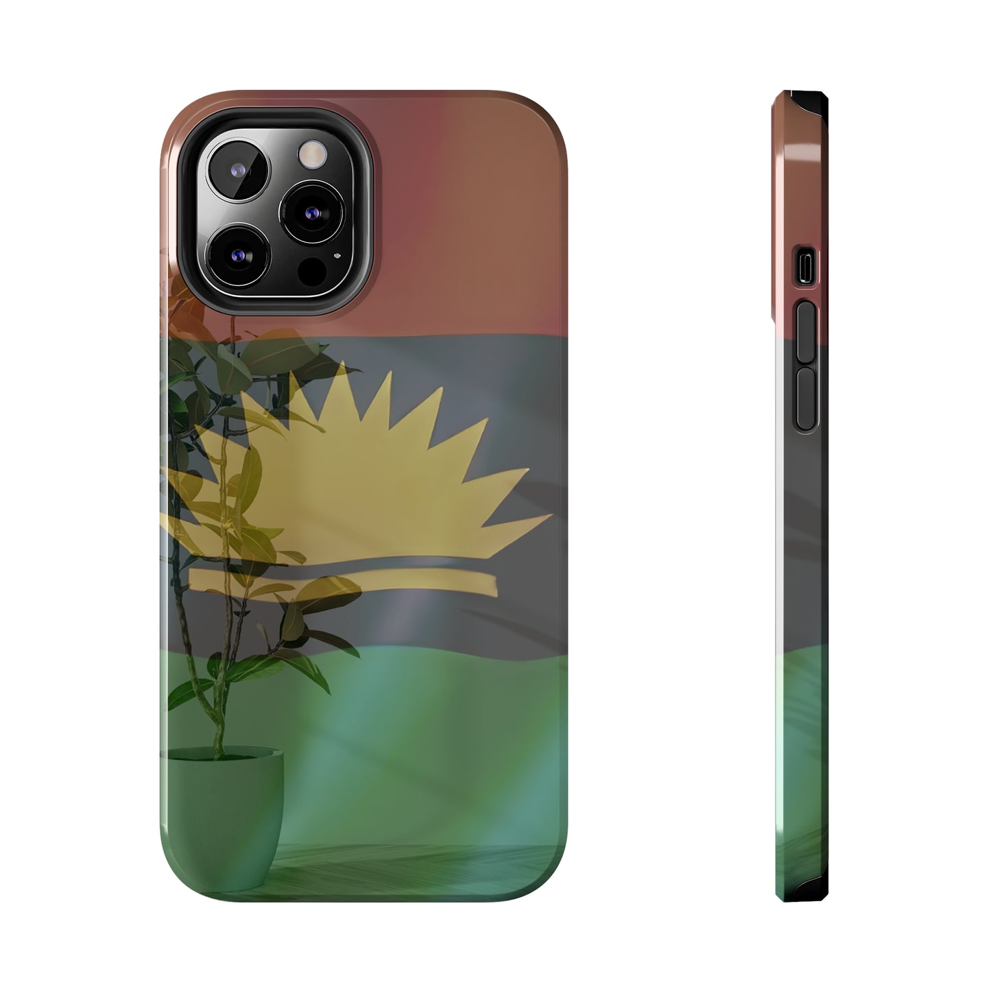 United States of Biafra Flag Plant Vase - Tough iPhone Cases (iPhone 7, 8, X, 11, 12, 13, 14, 15)