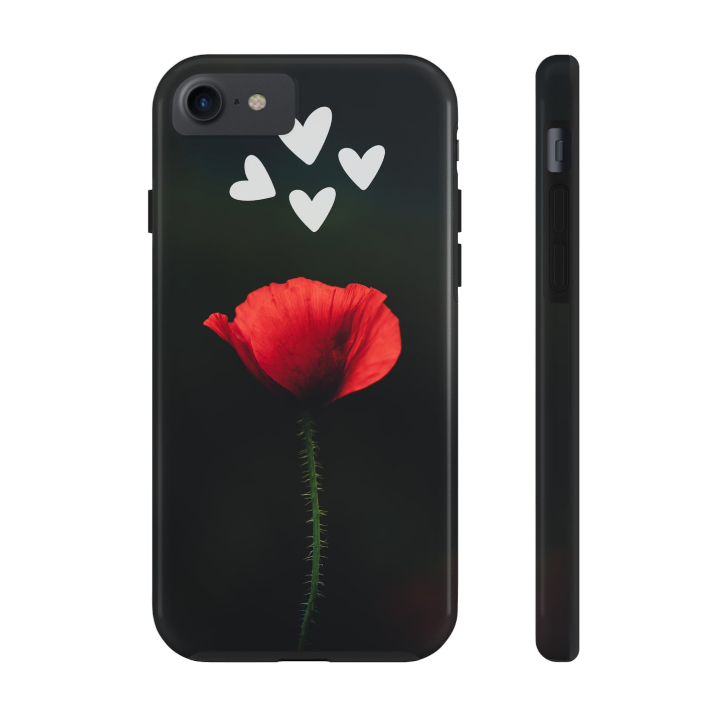 Red Rose - Tough iPhone Cases (iPhone 7, 8, X, 11, 12, 13, 14, 15)